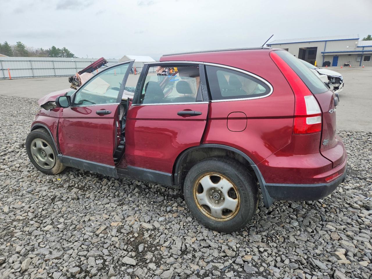 2011 Honda Cr-v Lx Burgundy vin: 5J6RE4H31BL062047