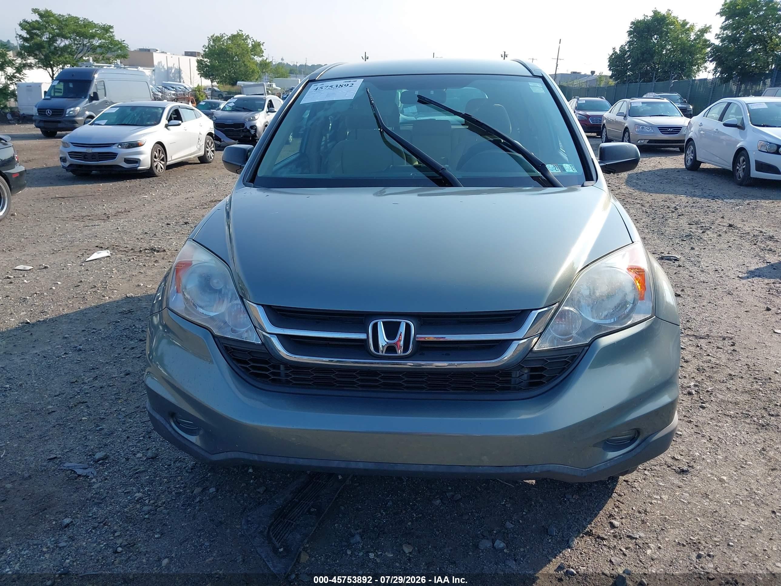 2011 Honda Cr-v Lx Light Blue vin: 5J6RE4H31BL113983