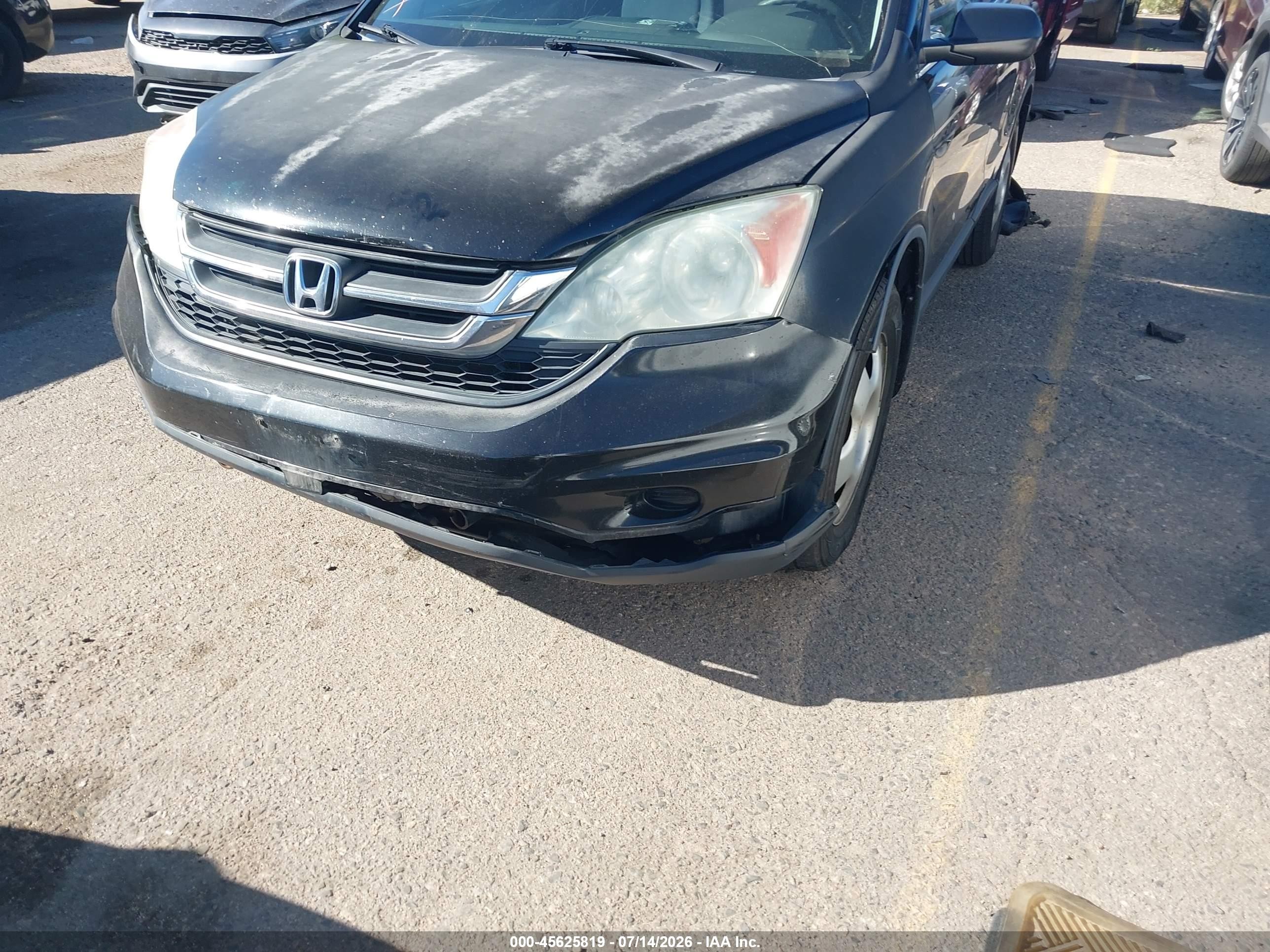 2010 Honda Cr-v Lx Черный vin: 5J6RE4H32AL007895