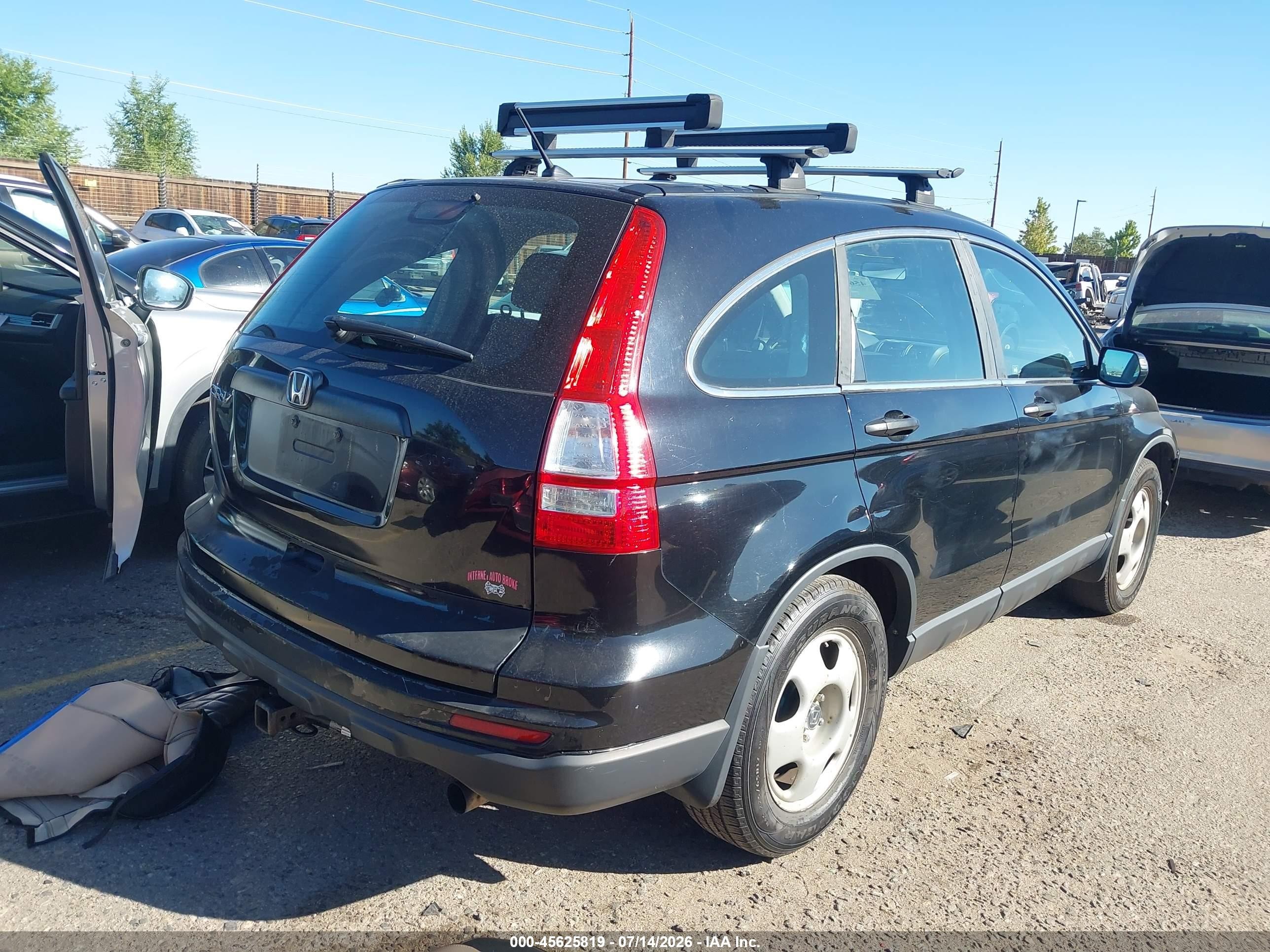 2010 Honda Cr-v Lx Черный vin: 5J6RE4H32AL007895