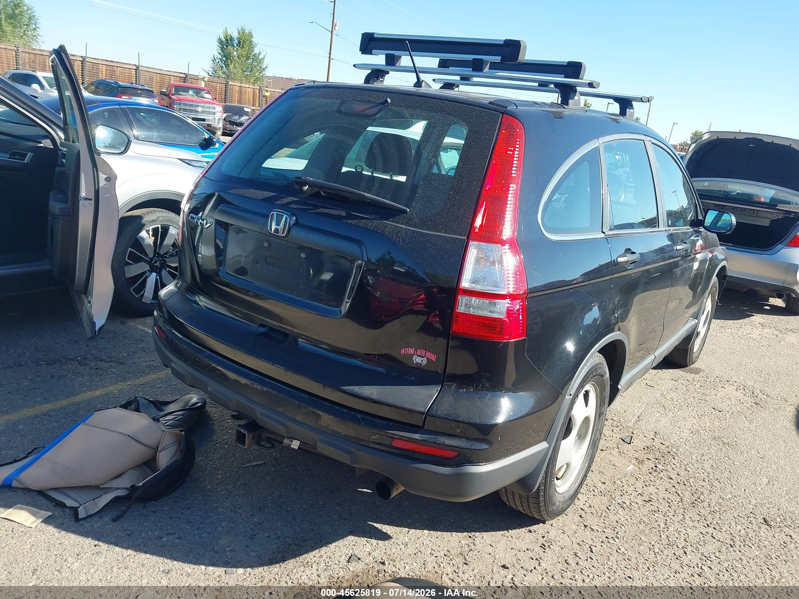 2010 Honda Cr-v Lx Черный vin: 5J6RE4H32AL007895