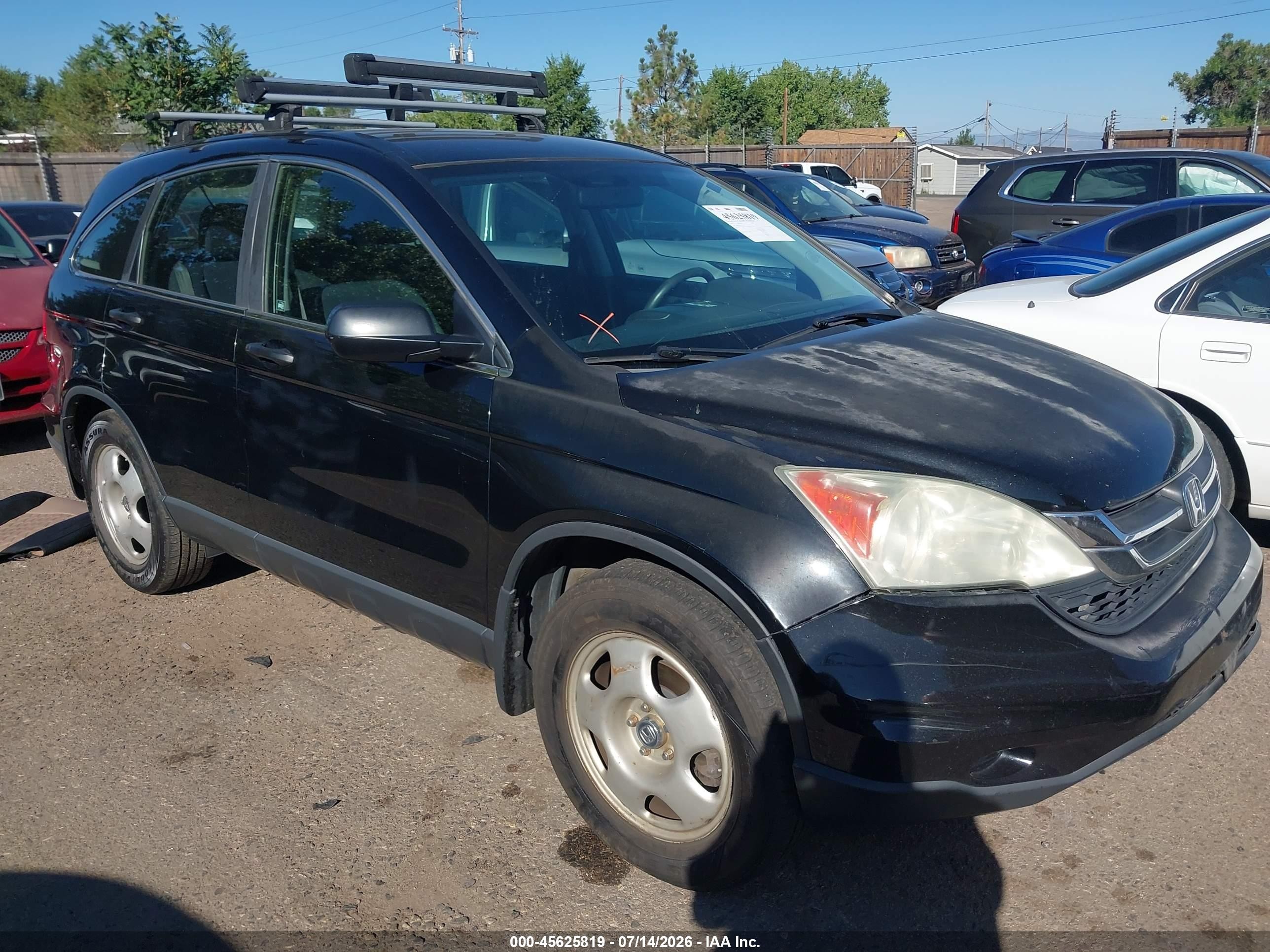 2010 Honda Cr-v Lx Черный vin: 5J6RE4H32AL007895