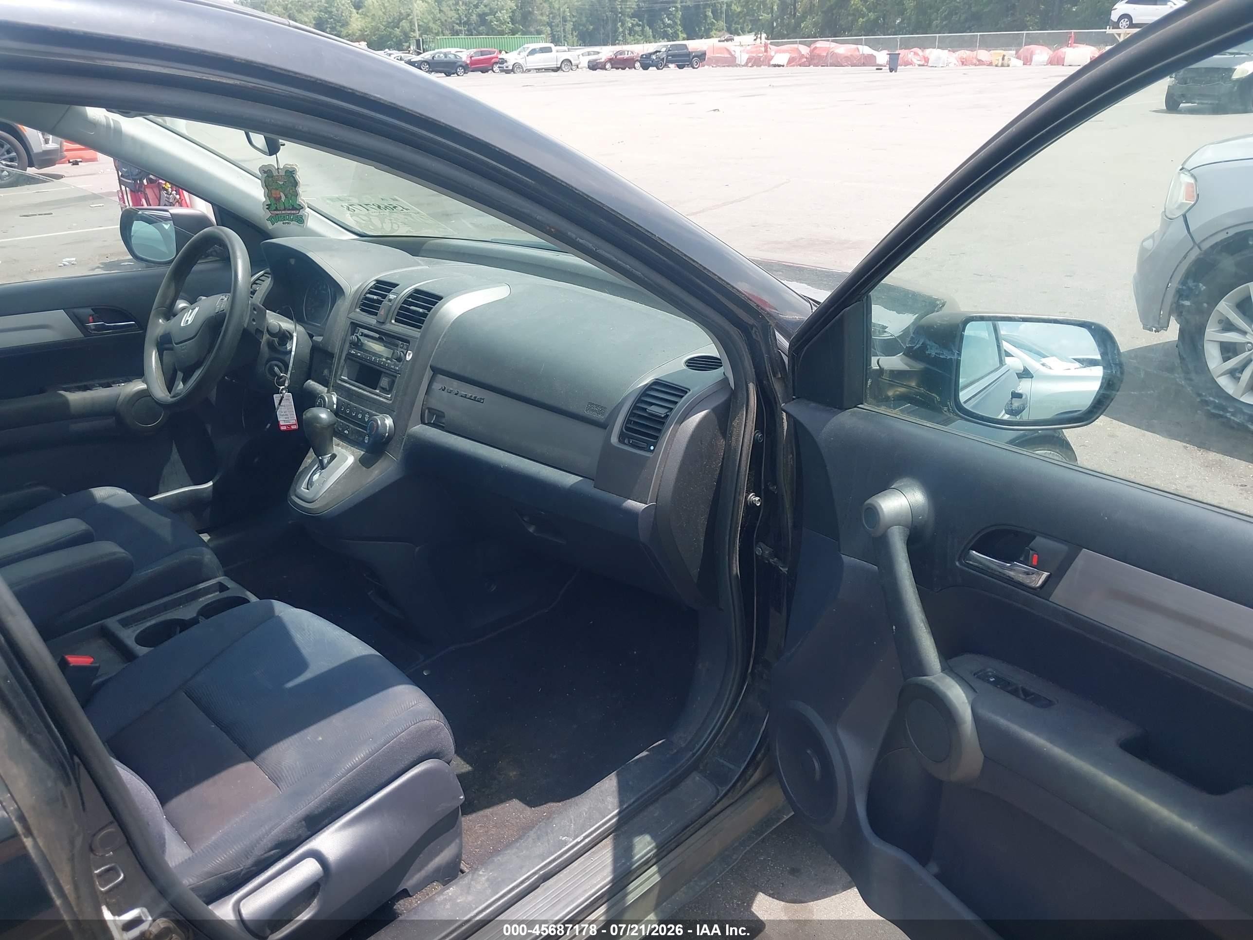 2010 Honda Cr-v Lx Black vin: 5J6RE4H32AL031775