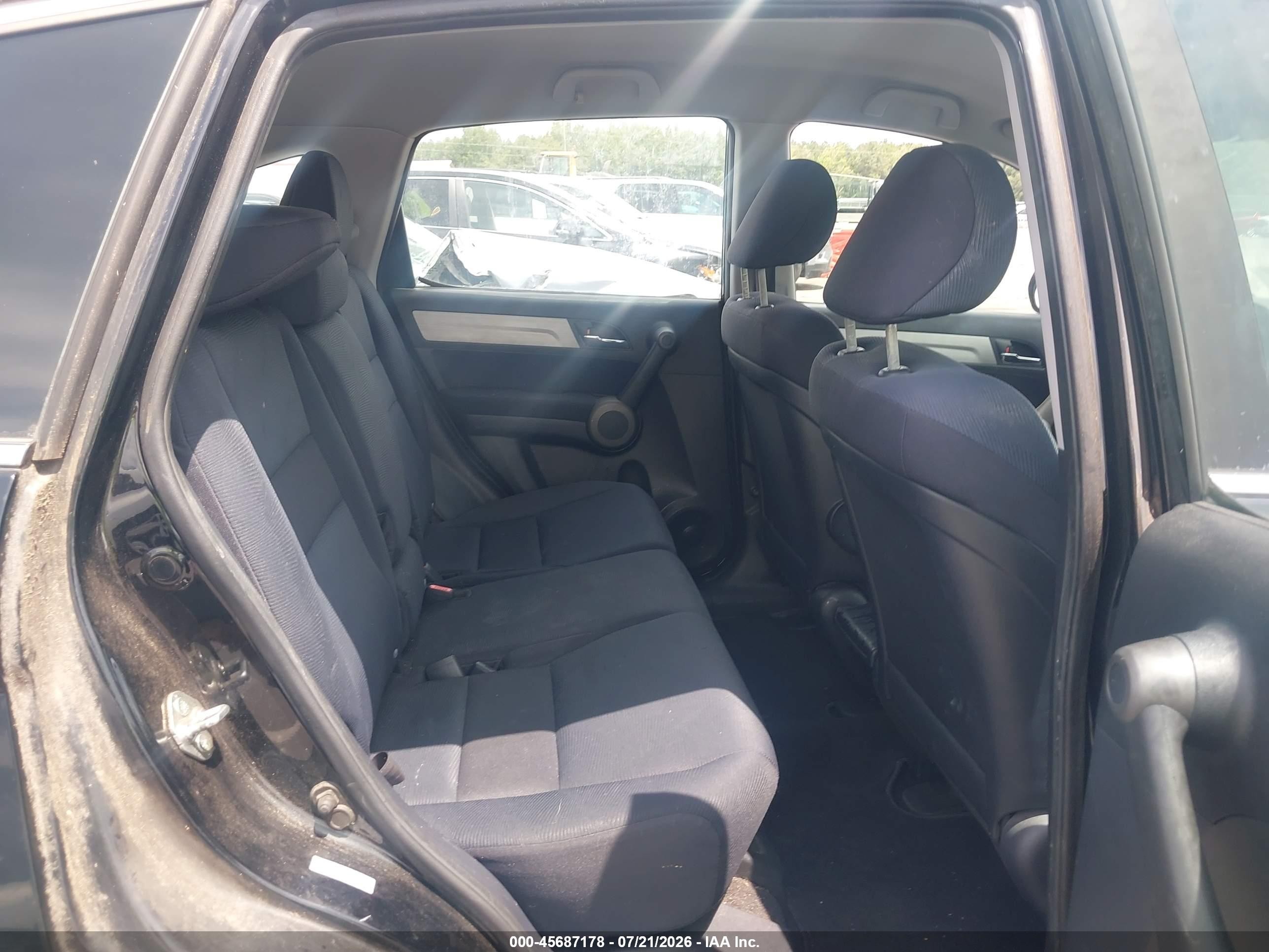 2010 Honda Cr-v Lx Black vin: 5J6RE4H32AL031775