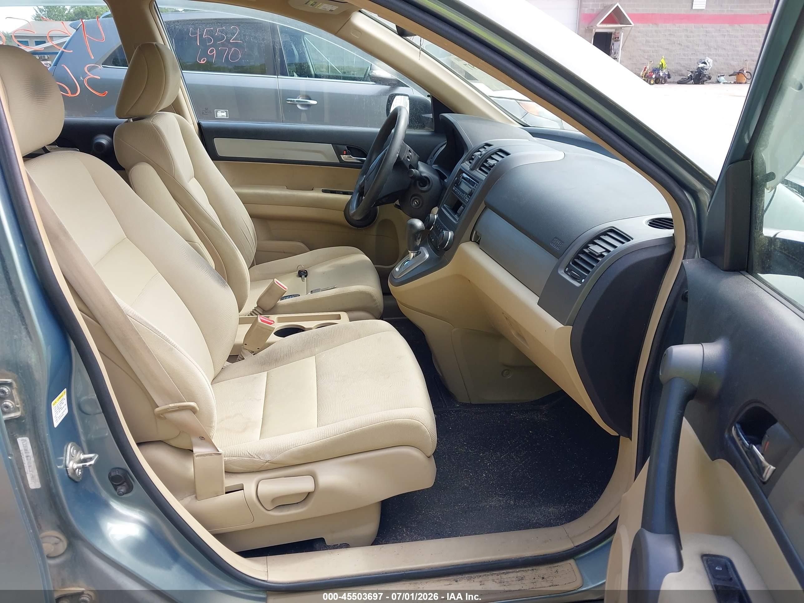 2010 Honda Cr-v Lx Blue vin: 5J6RE4H32AL037799