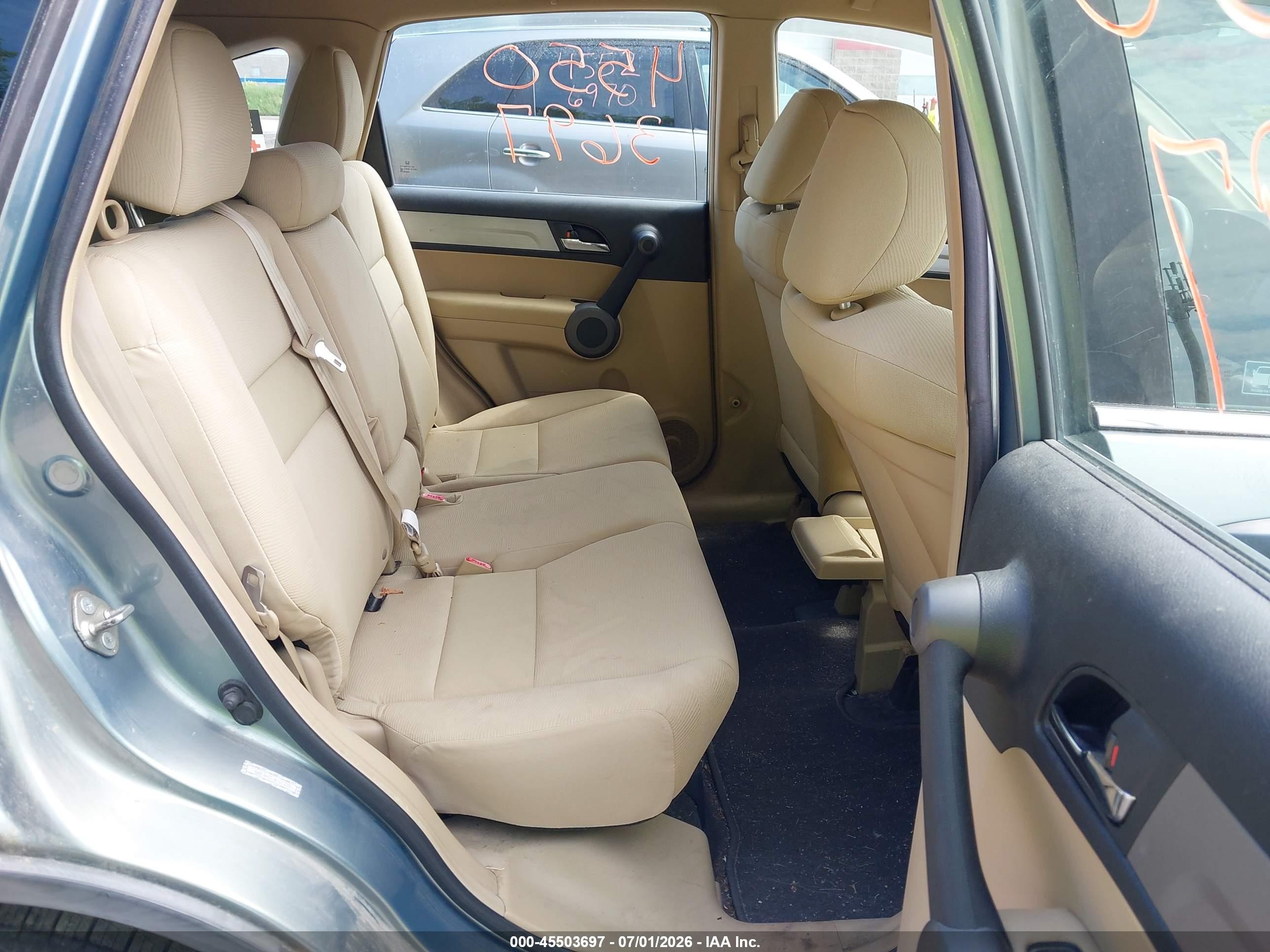 2010 Honda Cr-v Lx Blue vin: 5J6RE4H32AL037799
