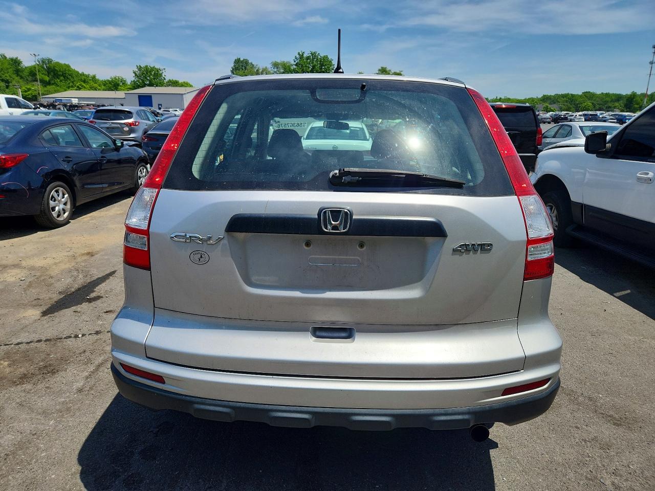 2010 Honda Cr-v Lx Silver vin: 5J6RE4H32AL043487