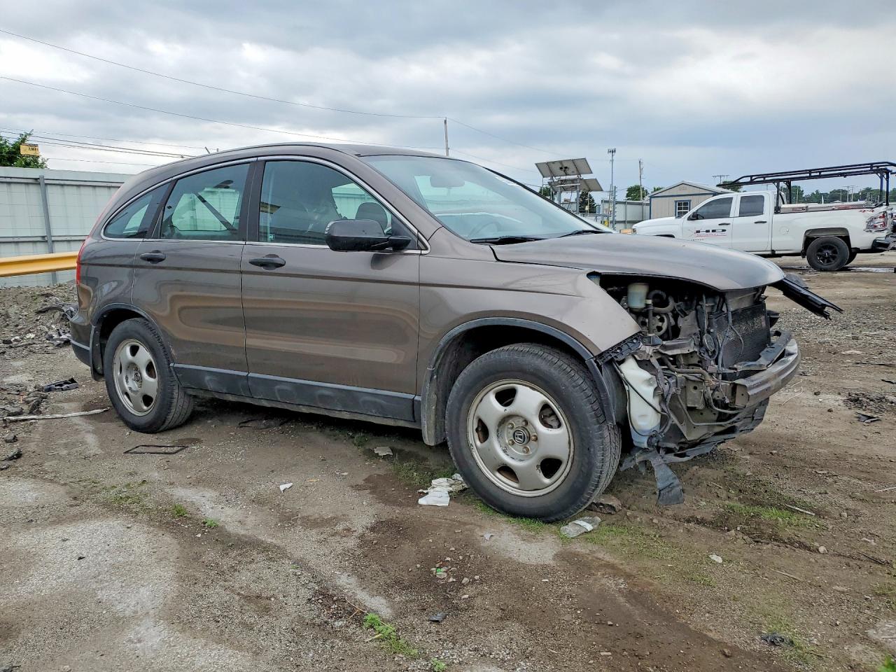 2010 Honda Cr-v Lx Gray vin: 5J6RE4H32AL063870