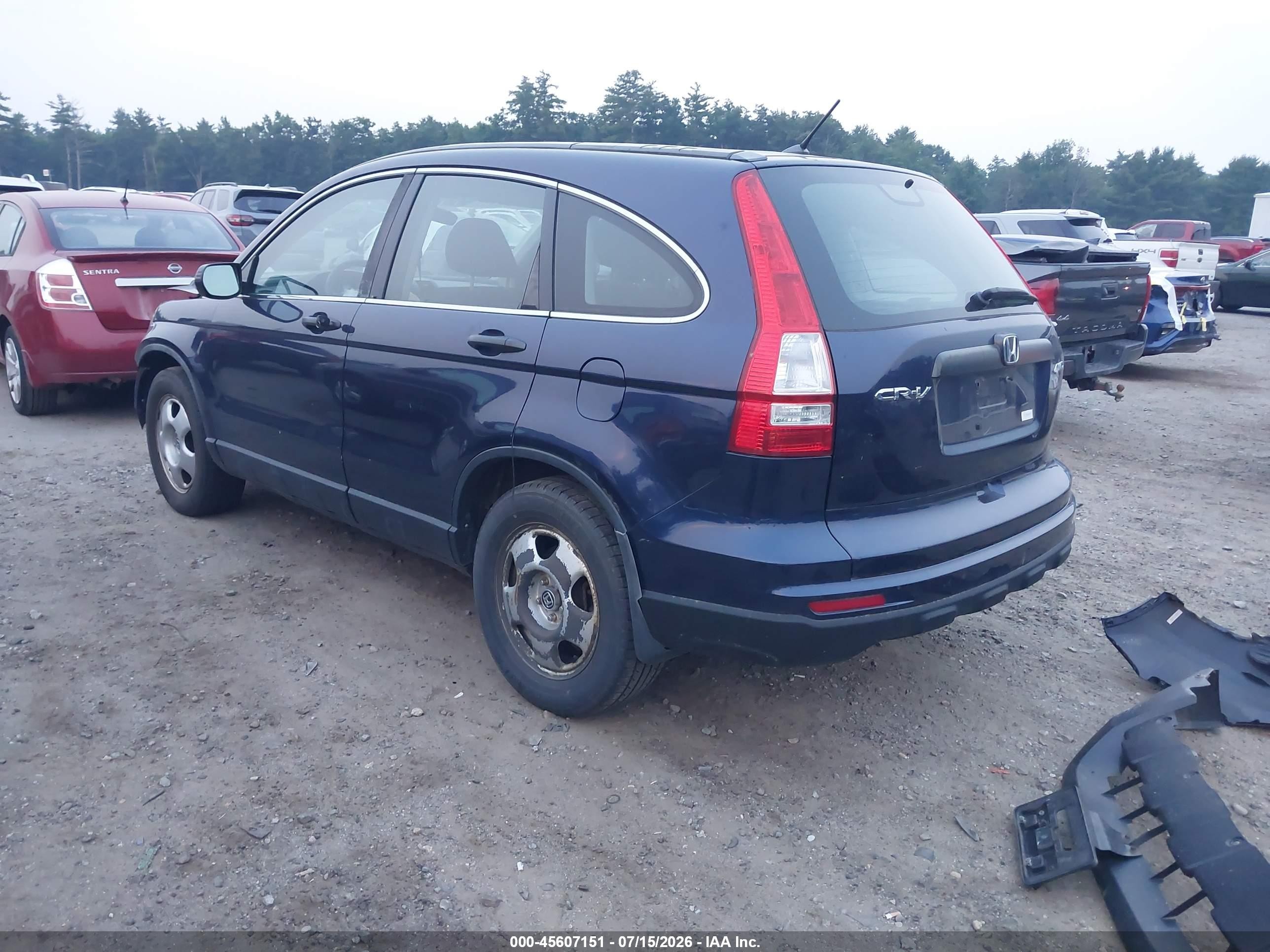 2010 Honda Cr-v Lx Синий vin: 5J6RE4H32AL068115