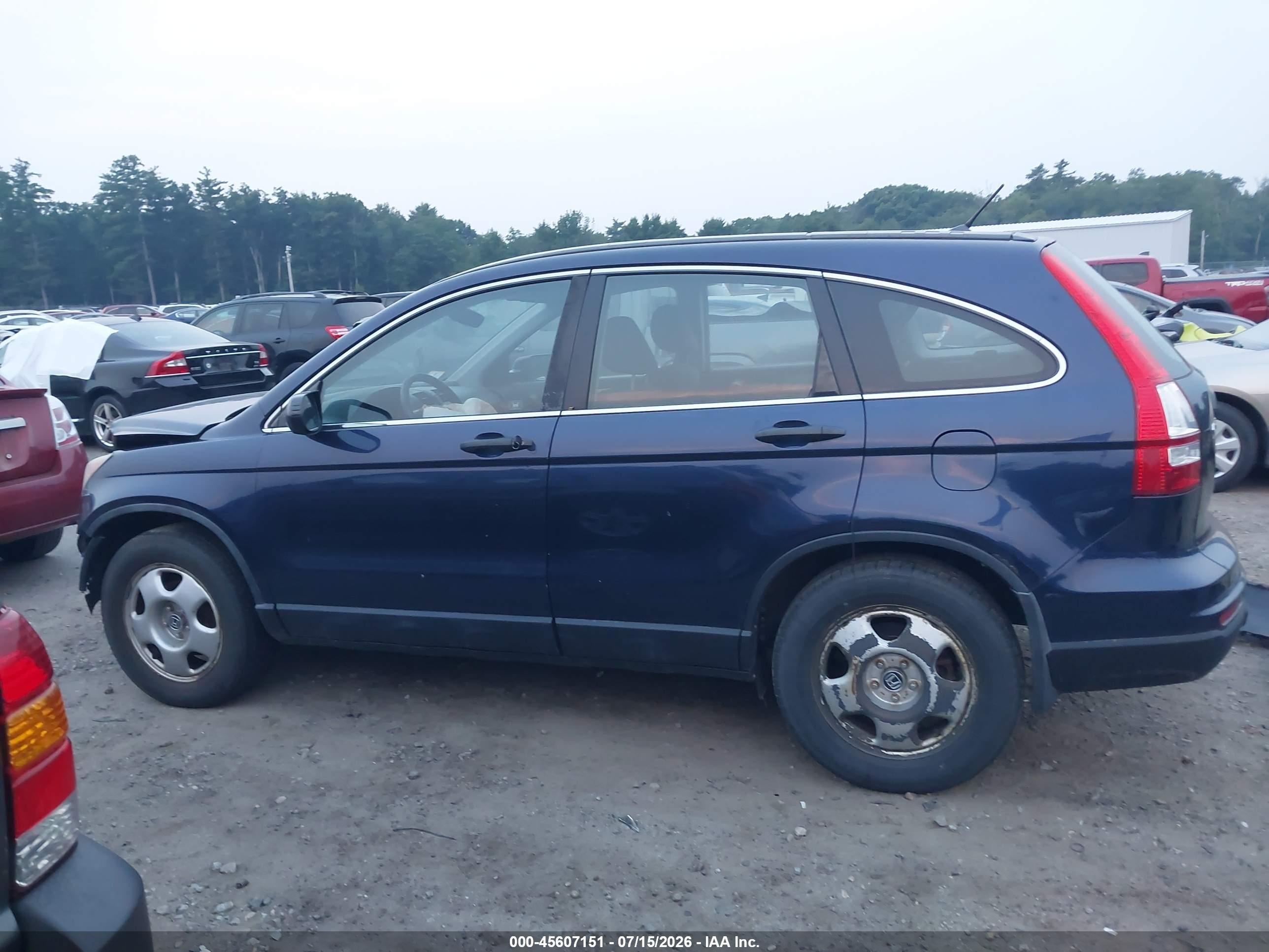 2010 Honda Cr-v Lx Синий vin: 5J6RE4H32AL068115