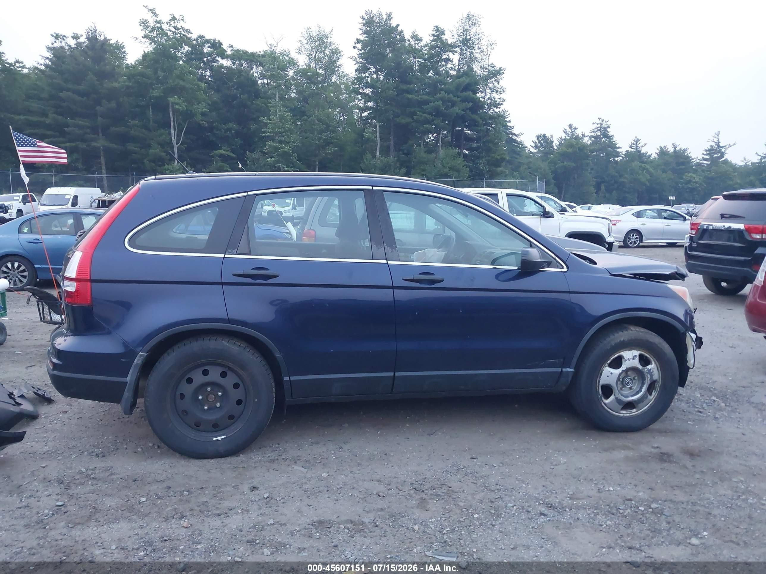 2010 Honda Cr-v Lx Синий vin: 5J6RE4H32AL068115