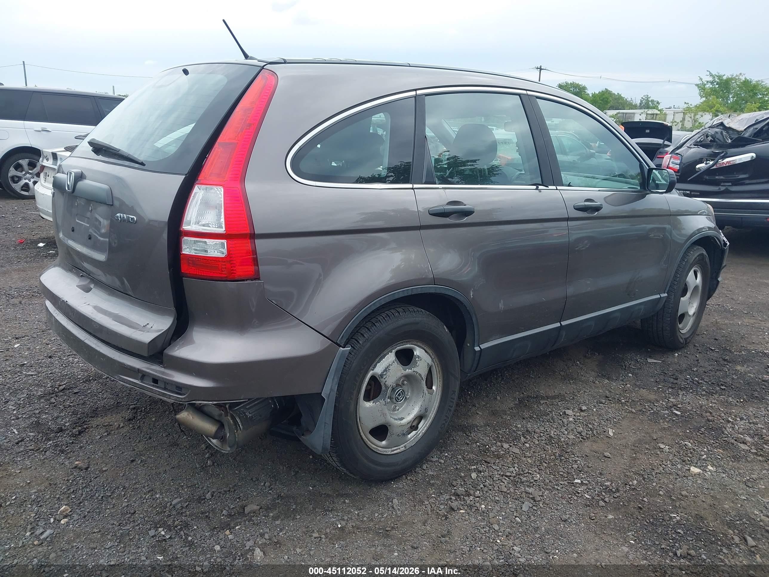 2010 Honda Cr-v Lx Gray vin: 5J6RE4H32AL072018