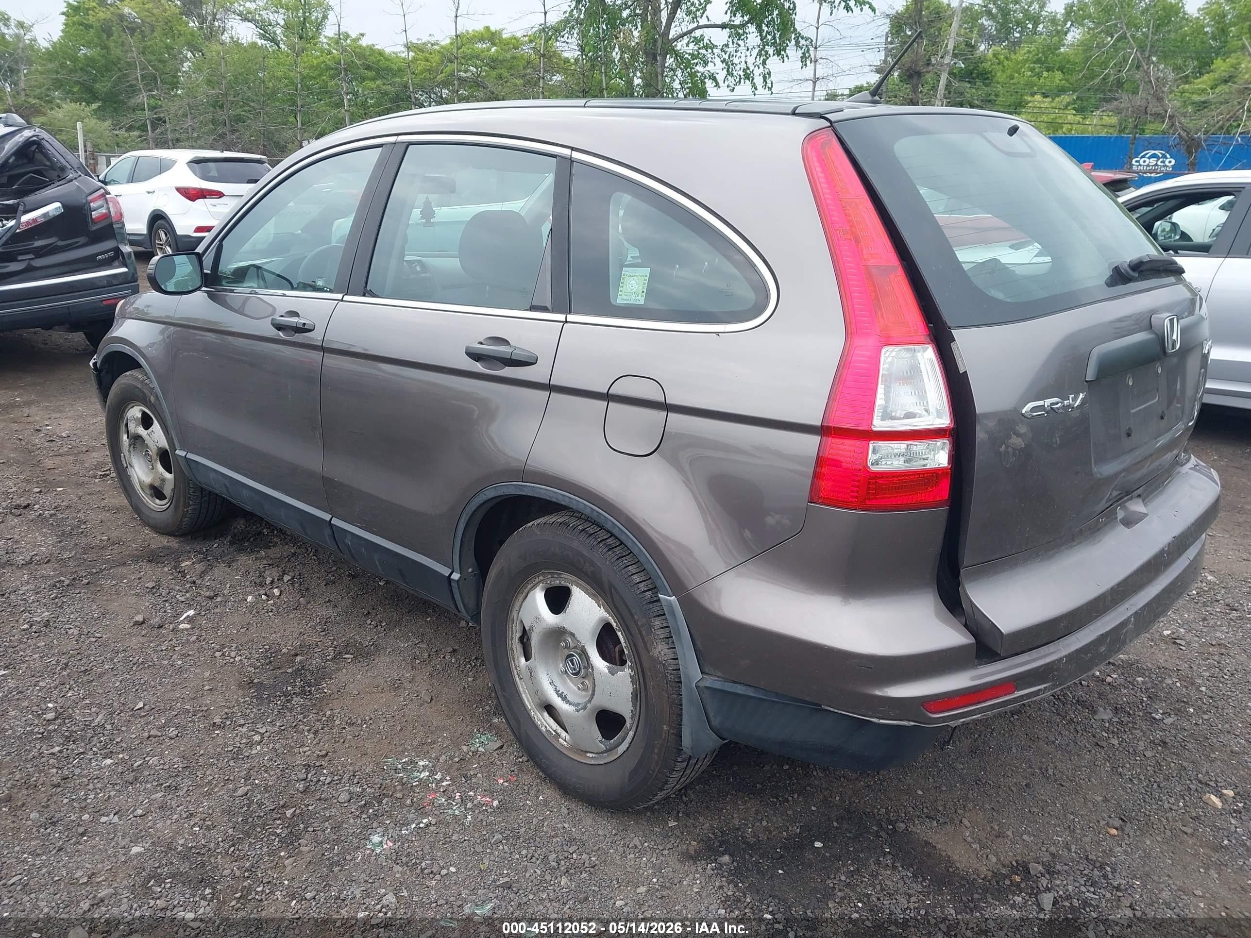 2010 Honda Cr-v Lx Gray vin: 5J6RE4H32AL072018