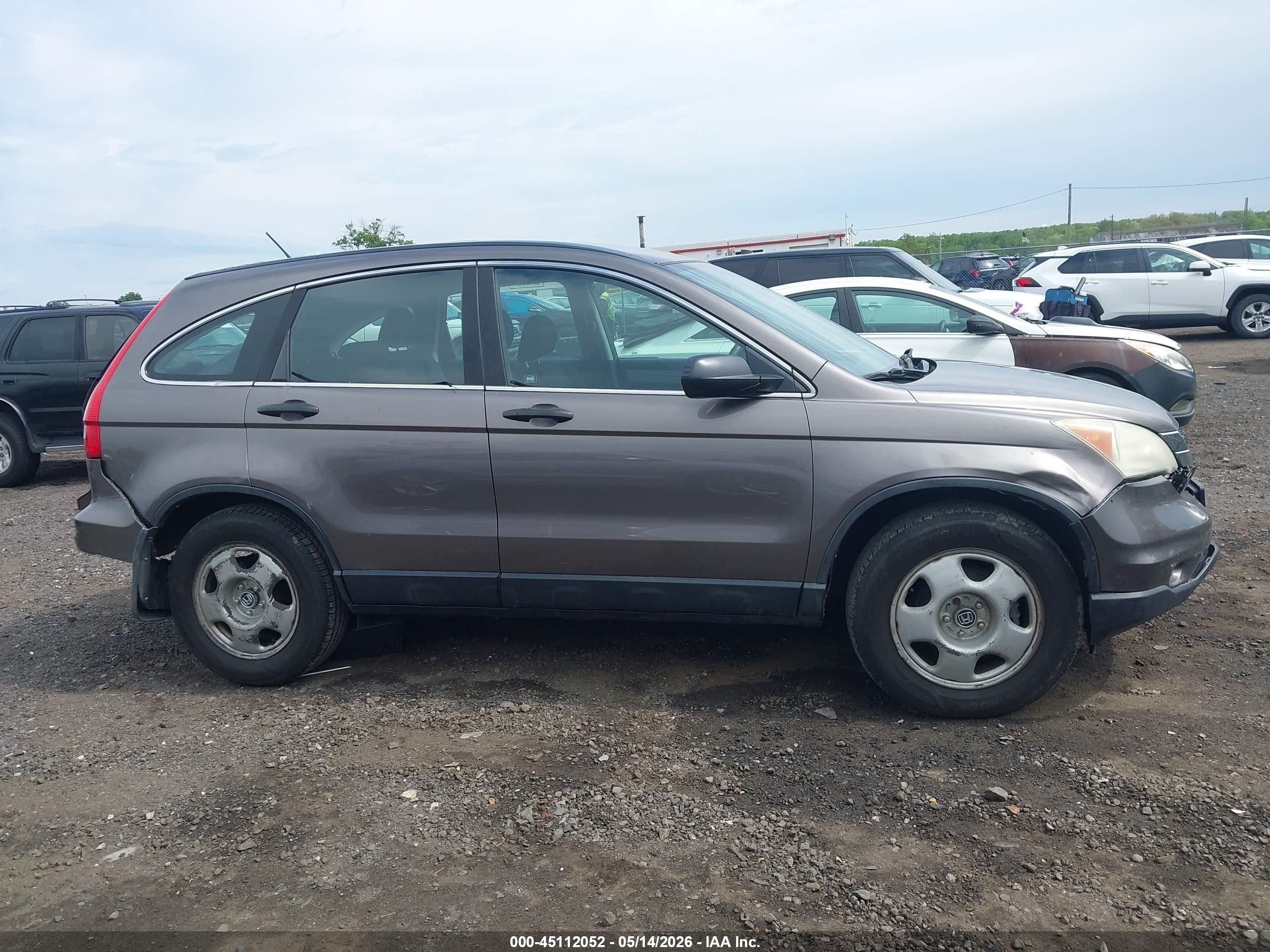 2010 Honda Cr-v Lx Gray vin: 5J6RE4H32AL072018