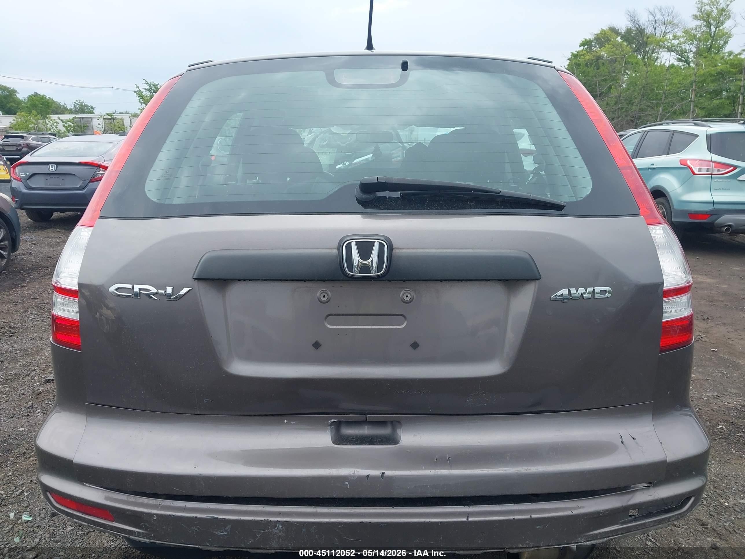 2010 Honda Cr-v Lx Gray vin: 5J6RE4H32AL072018