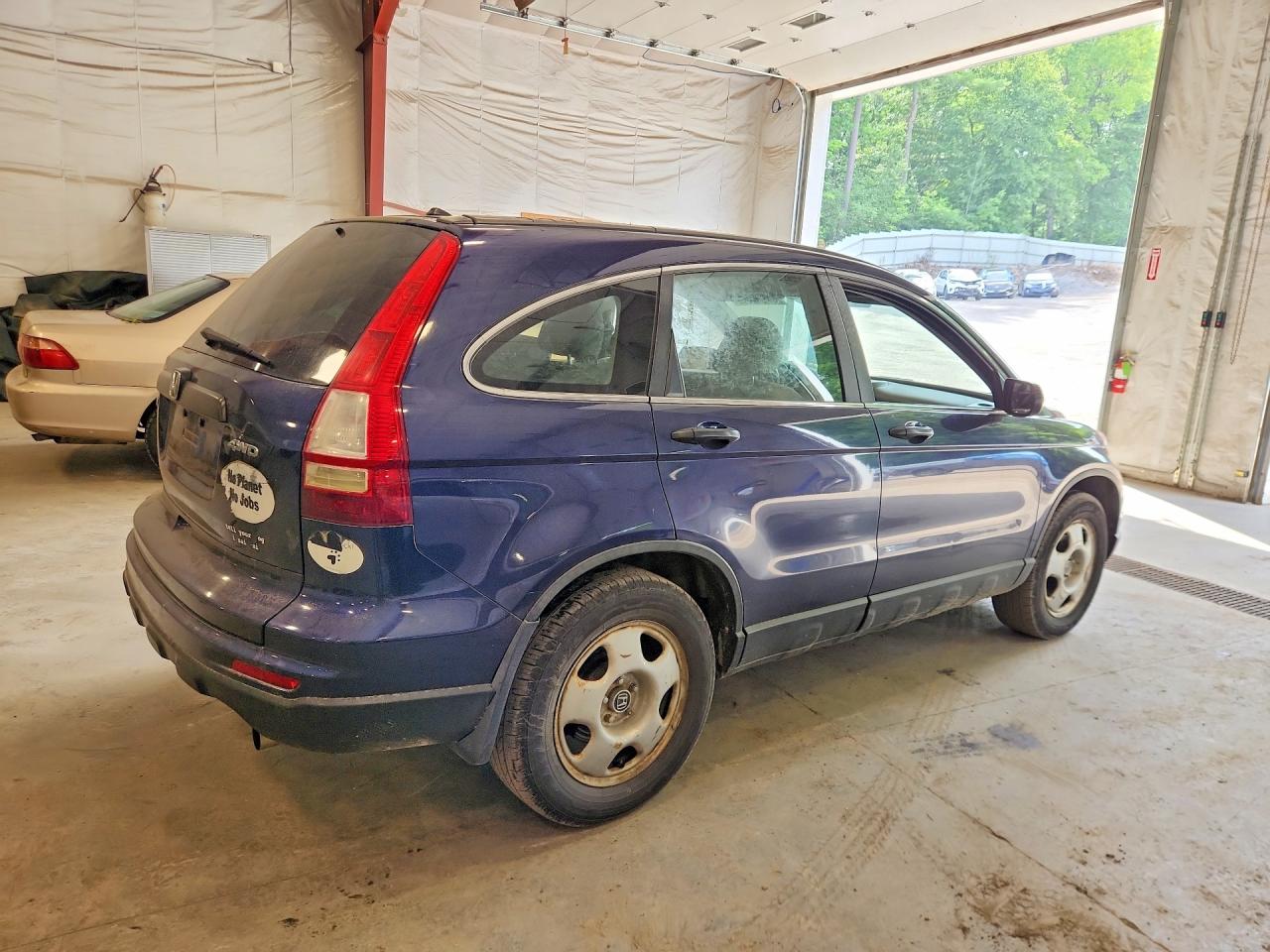 2011 Honda Cr-v Lx Blue vin: 5J6RE4H32BL014735