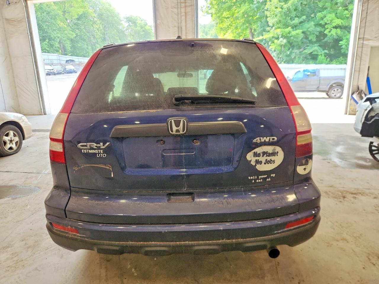2011 Honda Cr-v Lx Blue vin: 5J6RE4H32BL014735