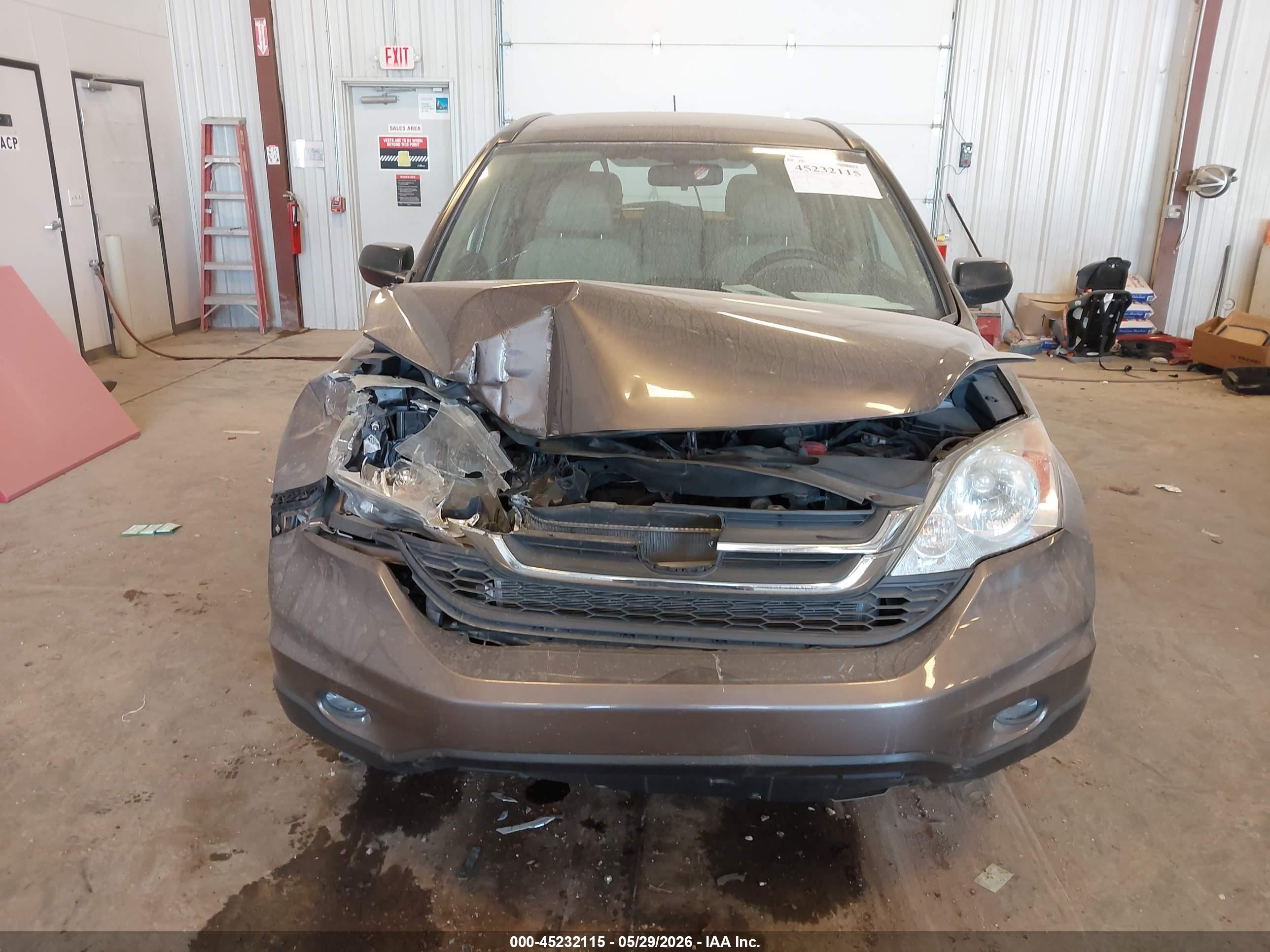 2011 Honda Cr-v Lx Gray vin: 5J6RE4H32BL034922
