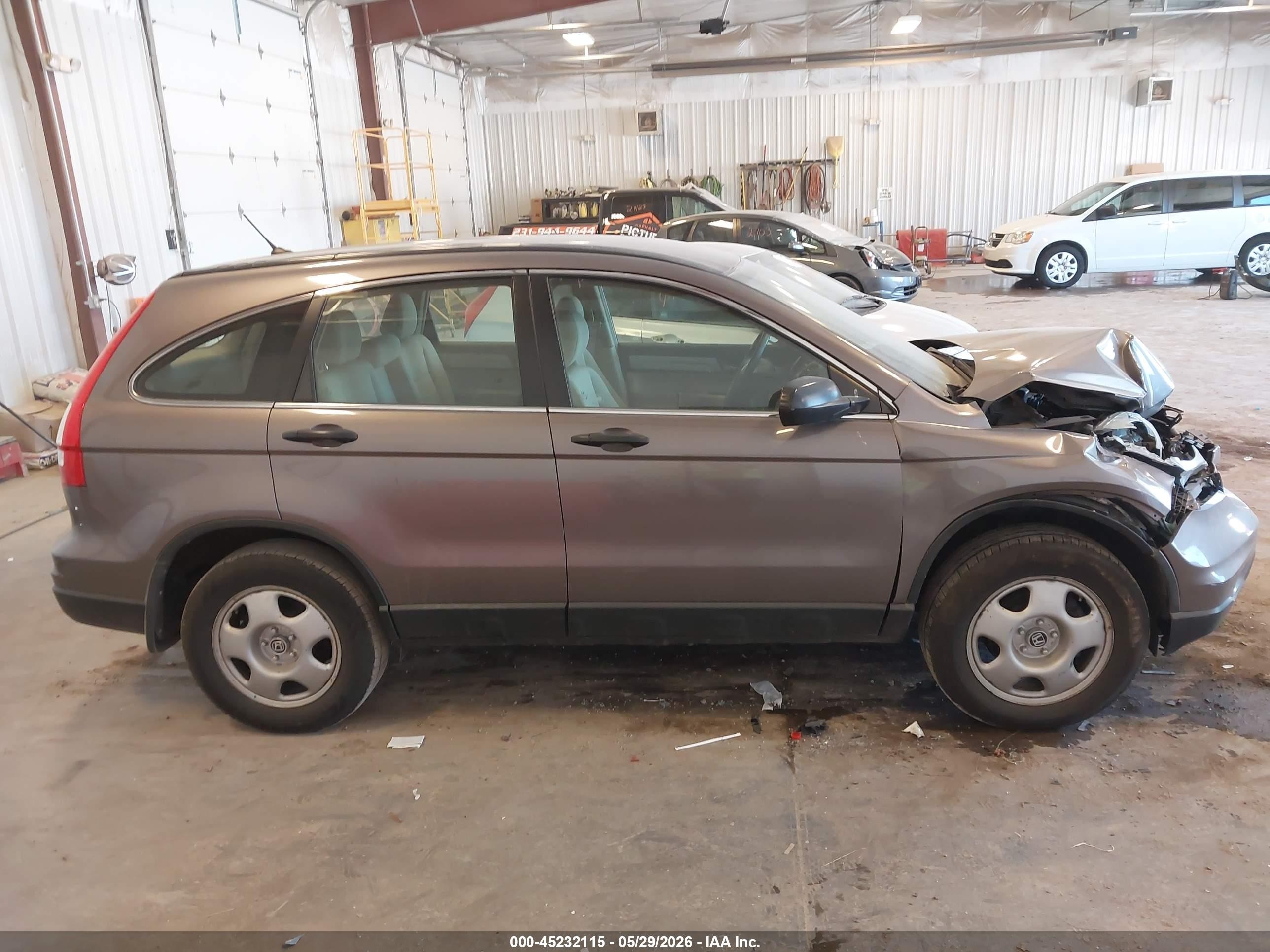 2011 Honda Cr-v Lx Gray vin: 5J6RE4H32BL034922