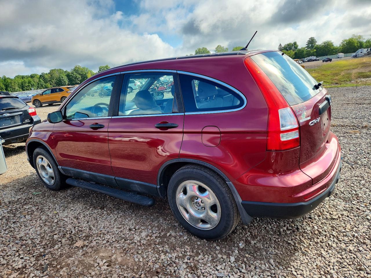 2011 Honda Cr-v Lx Maroon vin: 5J6RE4H32BL079679