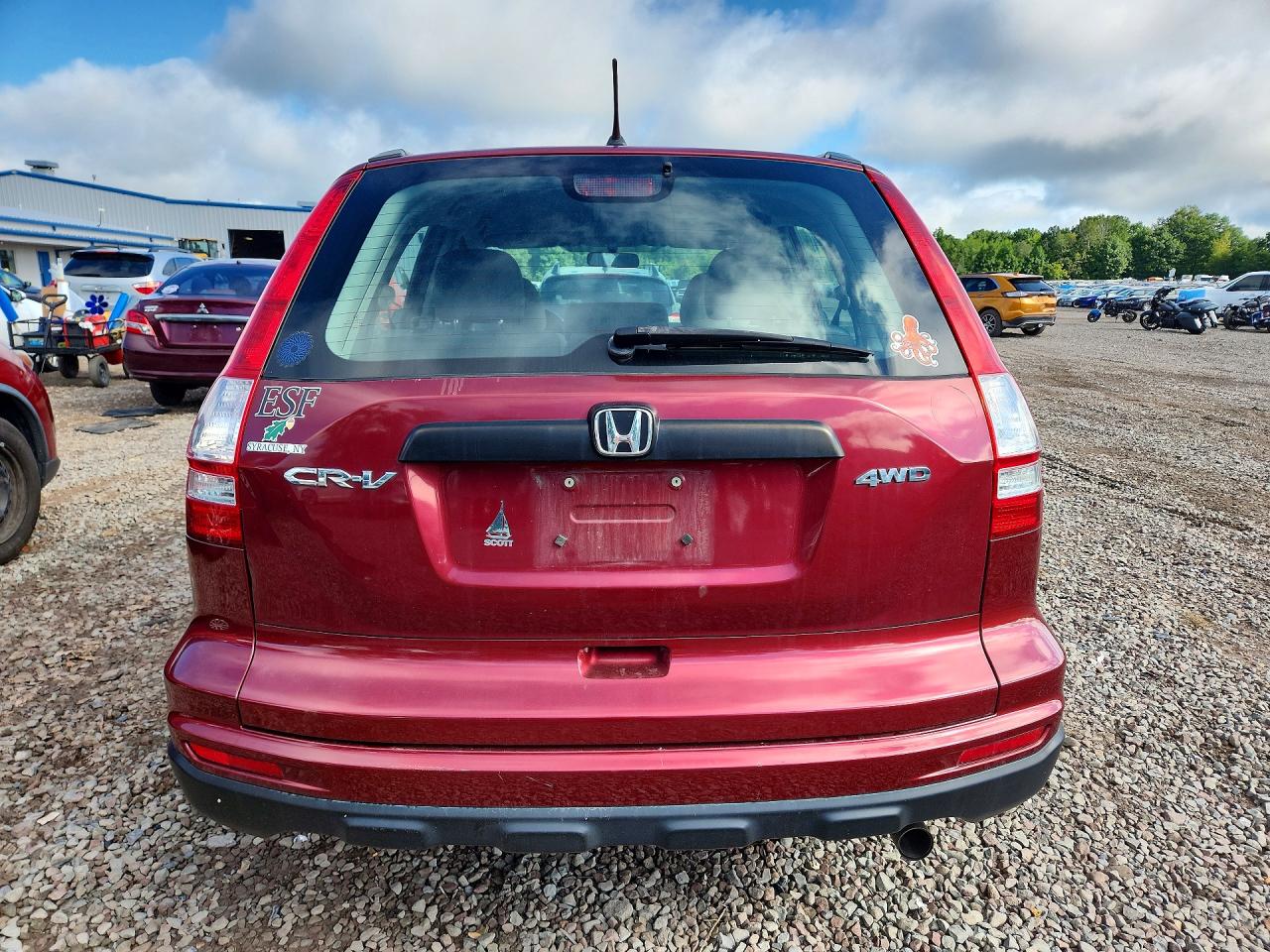 2011 Honda Cr-v Lx Maroon vin: 5J6RE4H32BL079679
