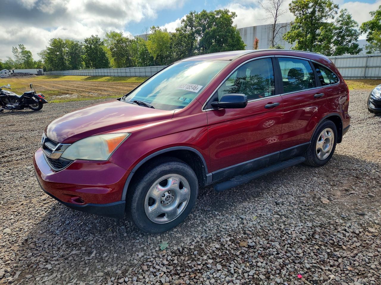 2011 Honda Cr-v Lx Maroon vin: 5J6RE4H32BL079679