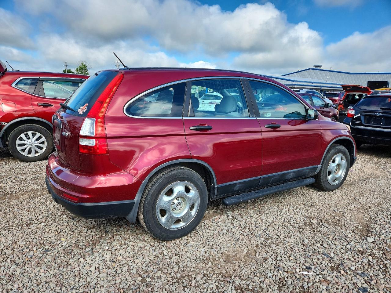 2011 Honda Cr-v Lx Maroon vin: 5J6RE4H32BL079679