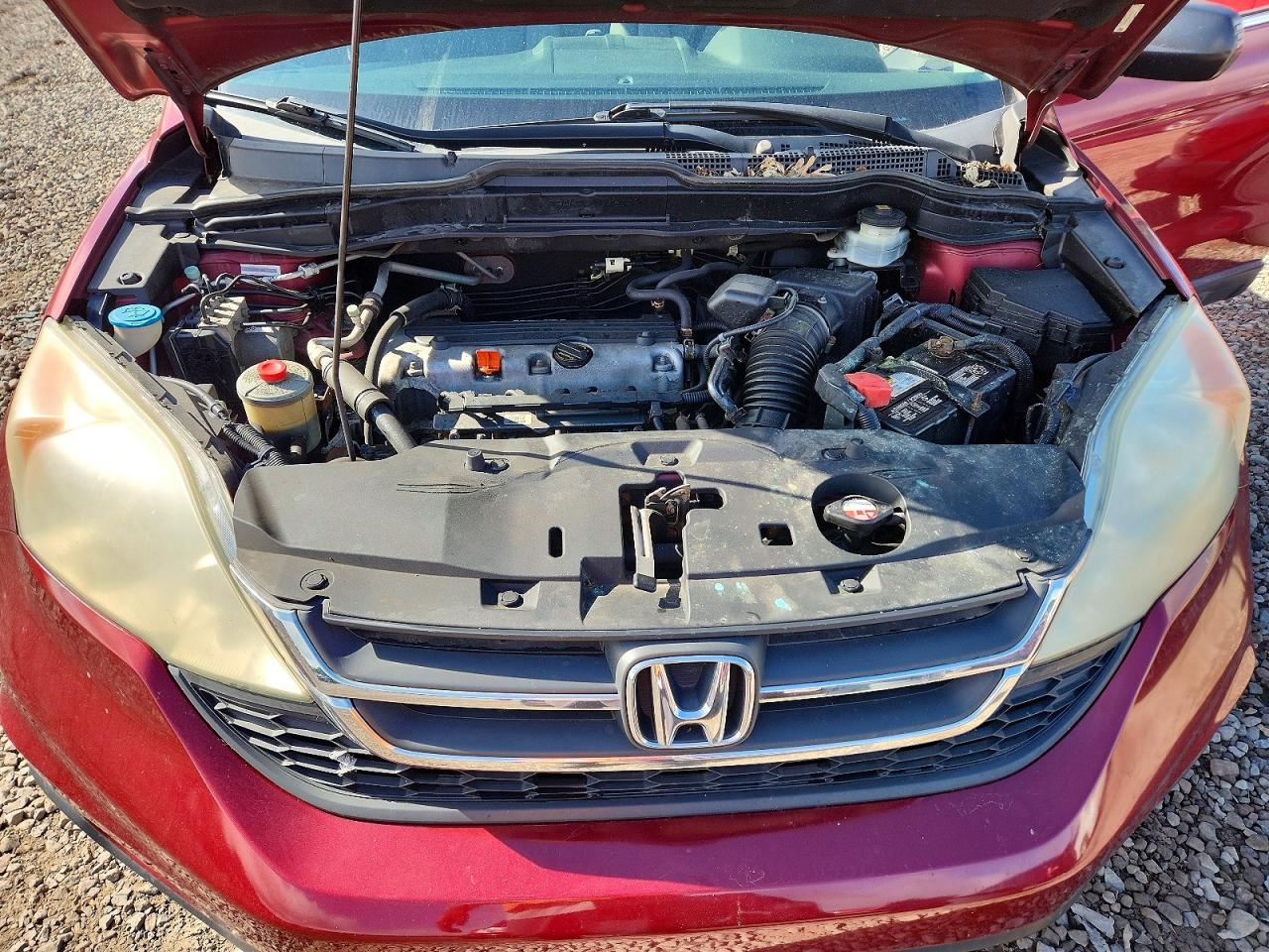 2011 Honda Cr-v Lx Maroon vin: 5J6RE4H32BL079679