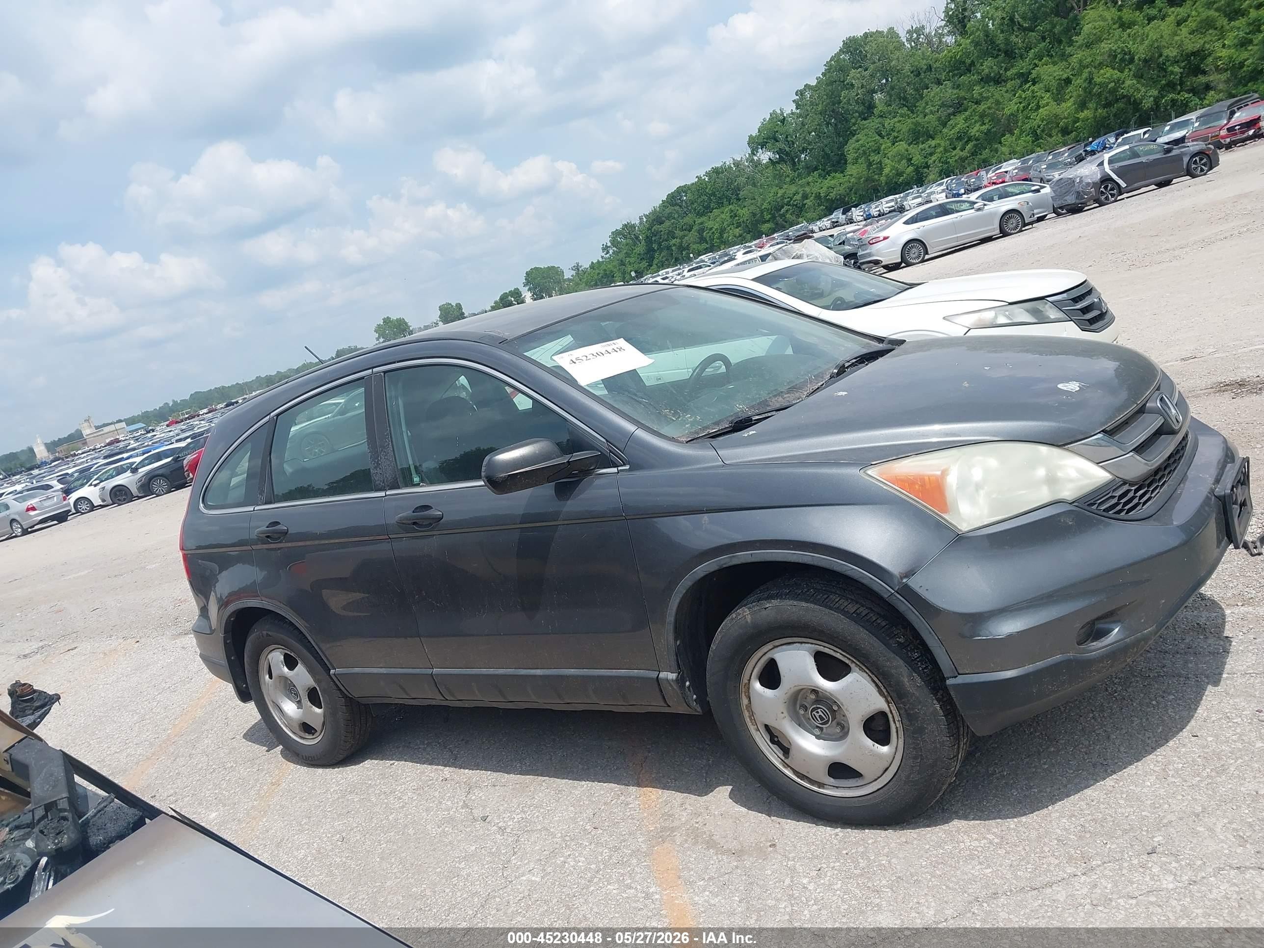 2011 Honda Cr-v Lx Black vin: 5J6RE4H32BL087622