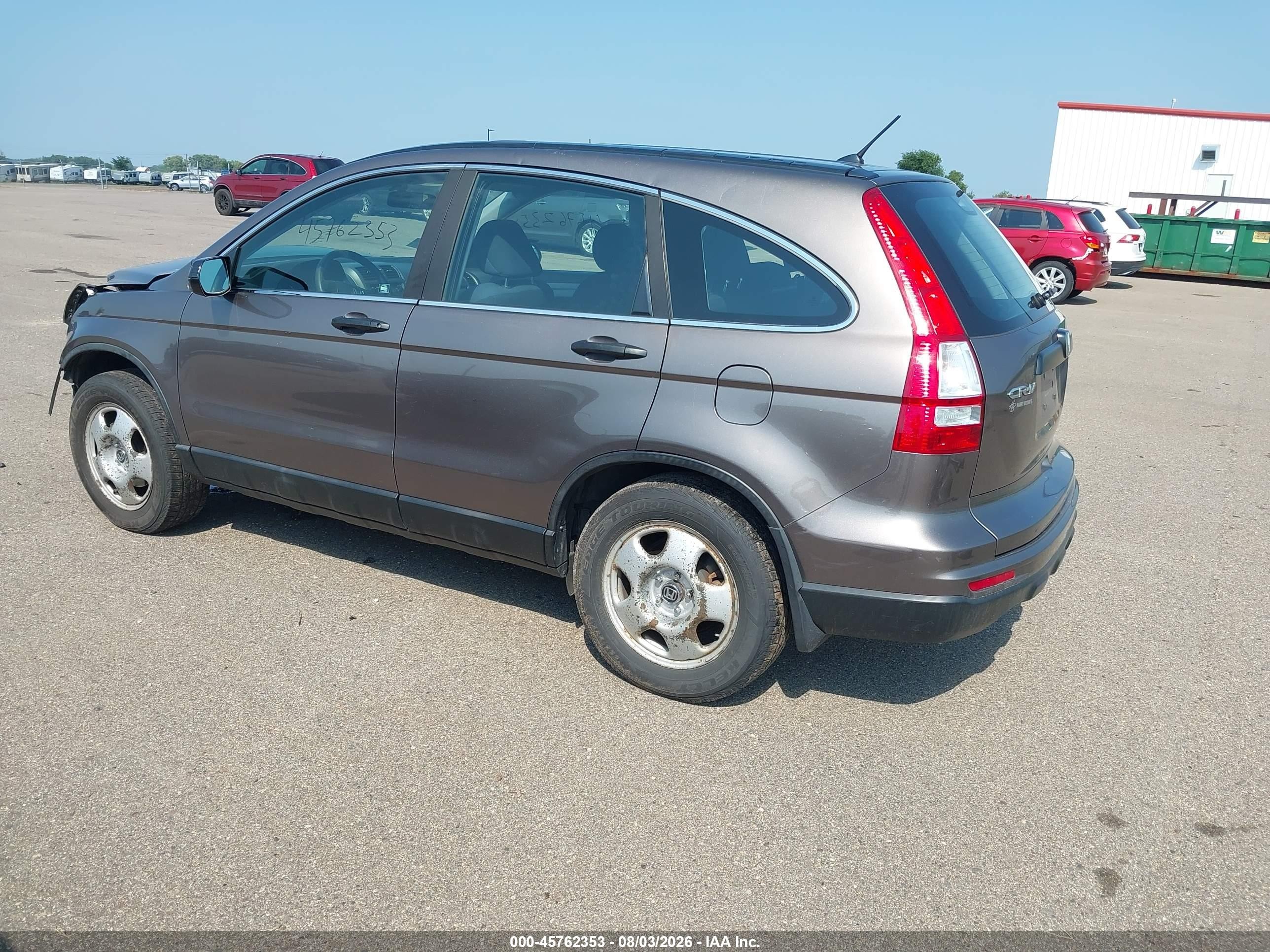 2011 Honda Cr-v Lx Gray vin: 5J6RE4H32BL090455