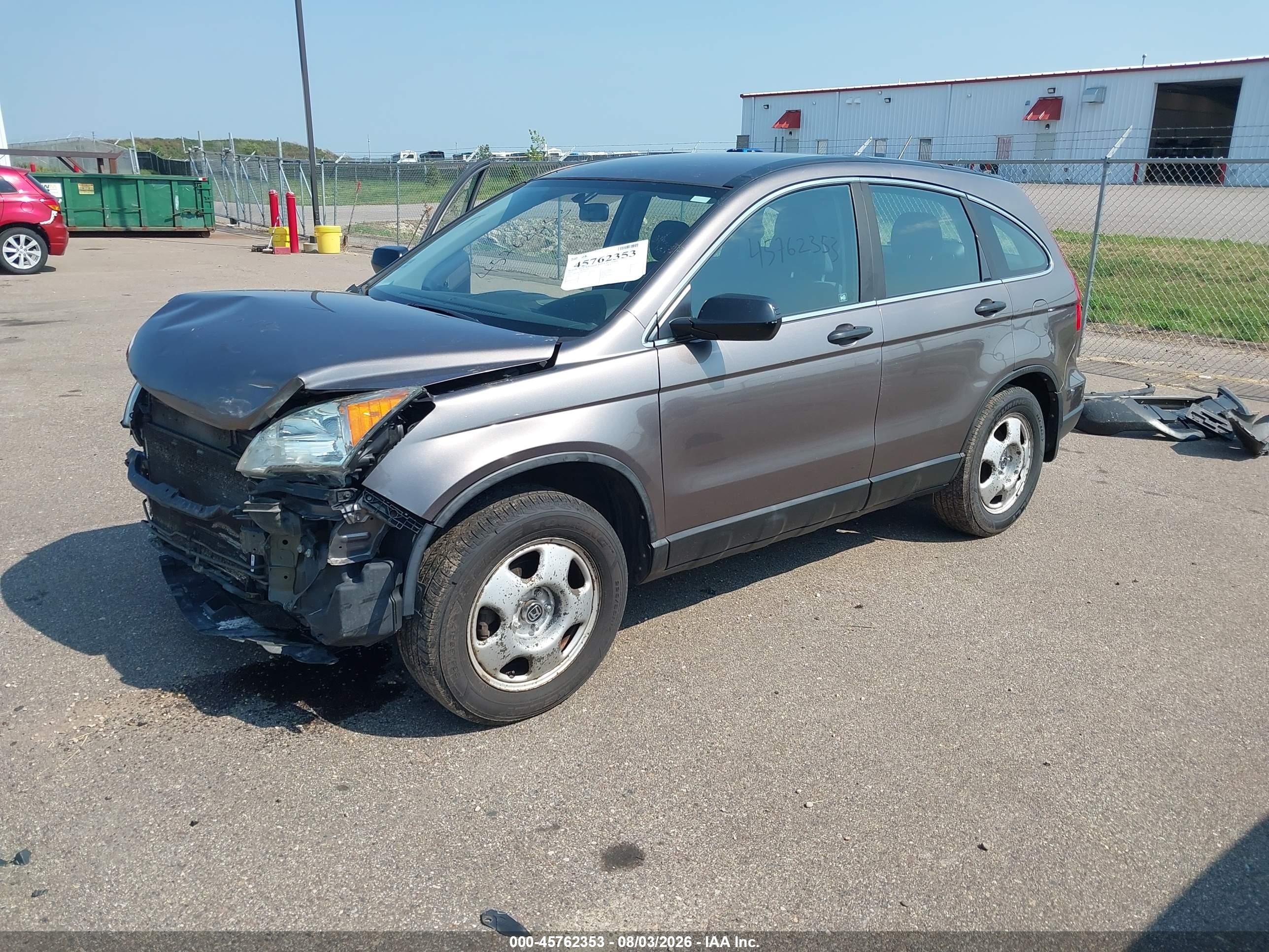 2011 Honda Cr-v Lx Gray vin: 5J6RE4H32BL090455