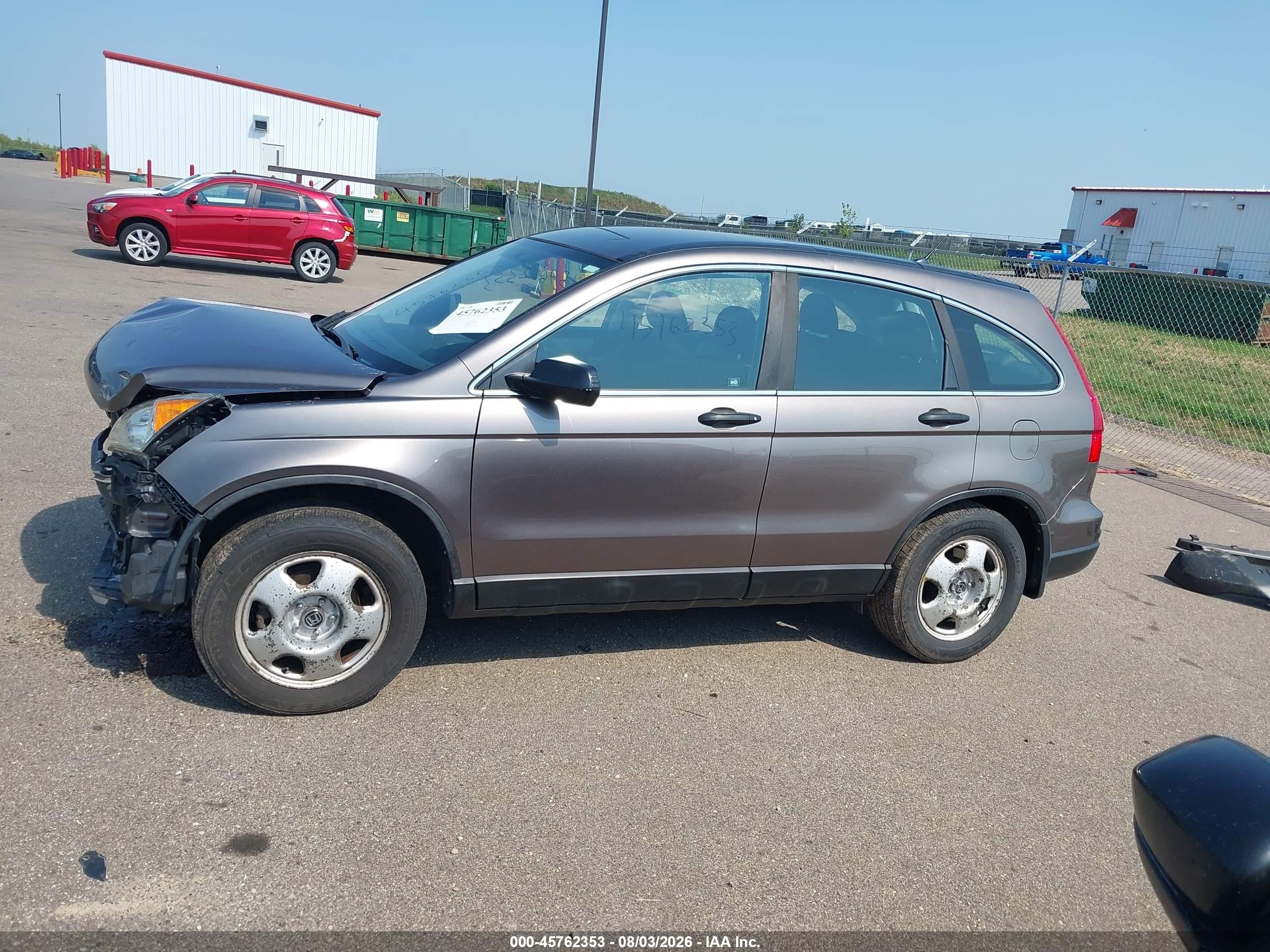 2011 Honda Cr-v Lx Gray vin: 5J6RE4H32BL090455
