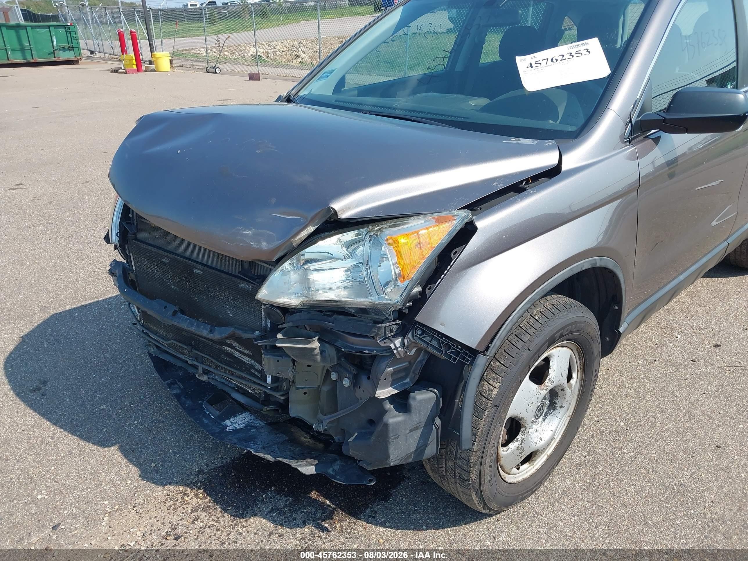 2011 Honda Cr-v Lx Gray vin: 5J6RE4H32BL090455