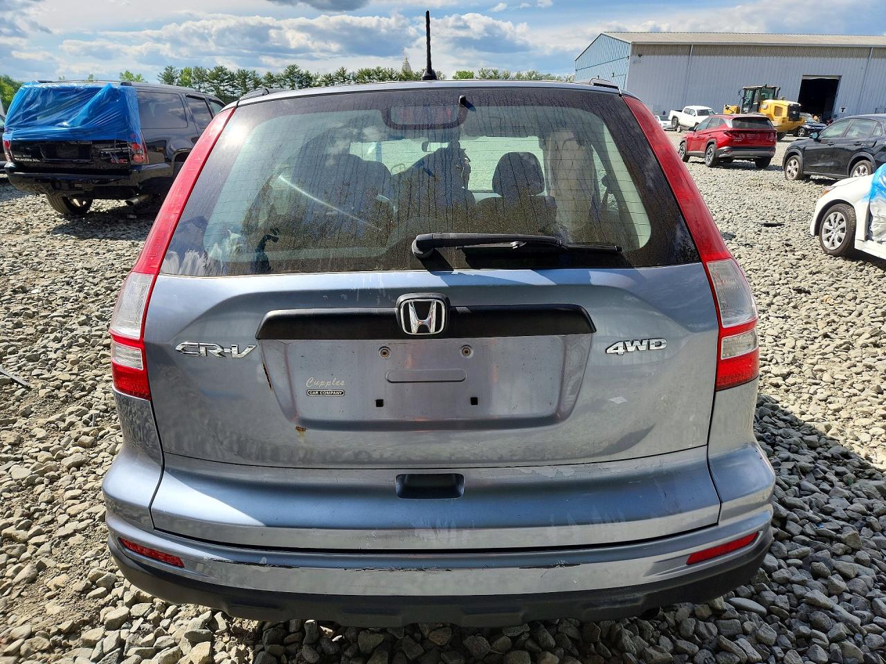 2010 Honda Cr-v Lx Blue vin: 5J6RE4H33AL011390