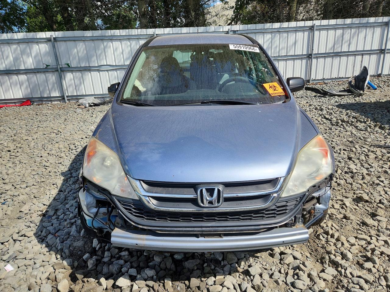 2010 Honda Cr-v Lx Blue vin: 5J6RE4H33AL011390