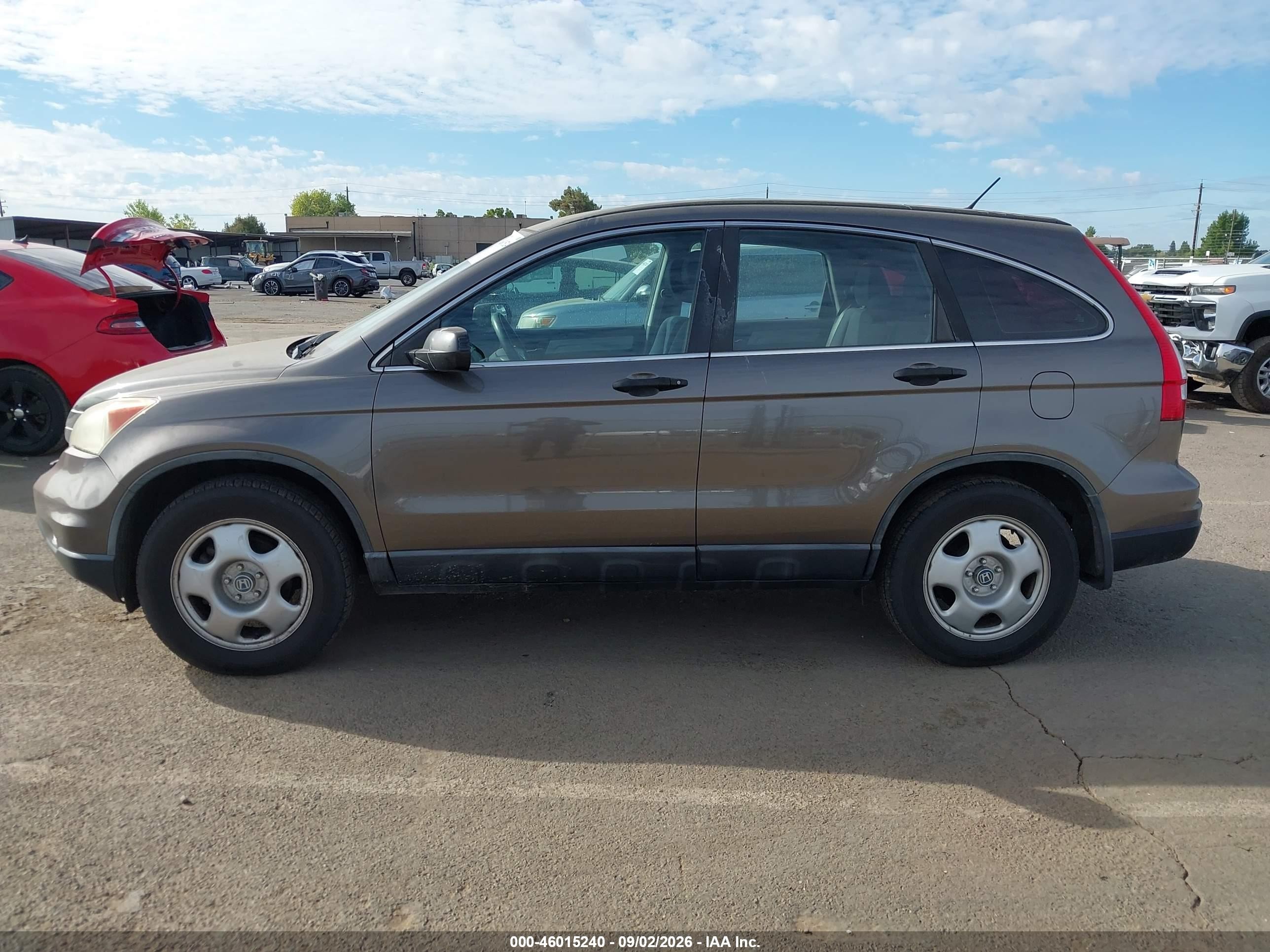 2010 Honda Cr-v Lx Brown vin: 5J6RE4H33AL022308