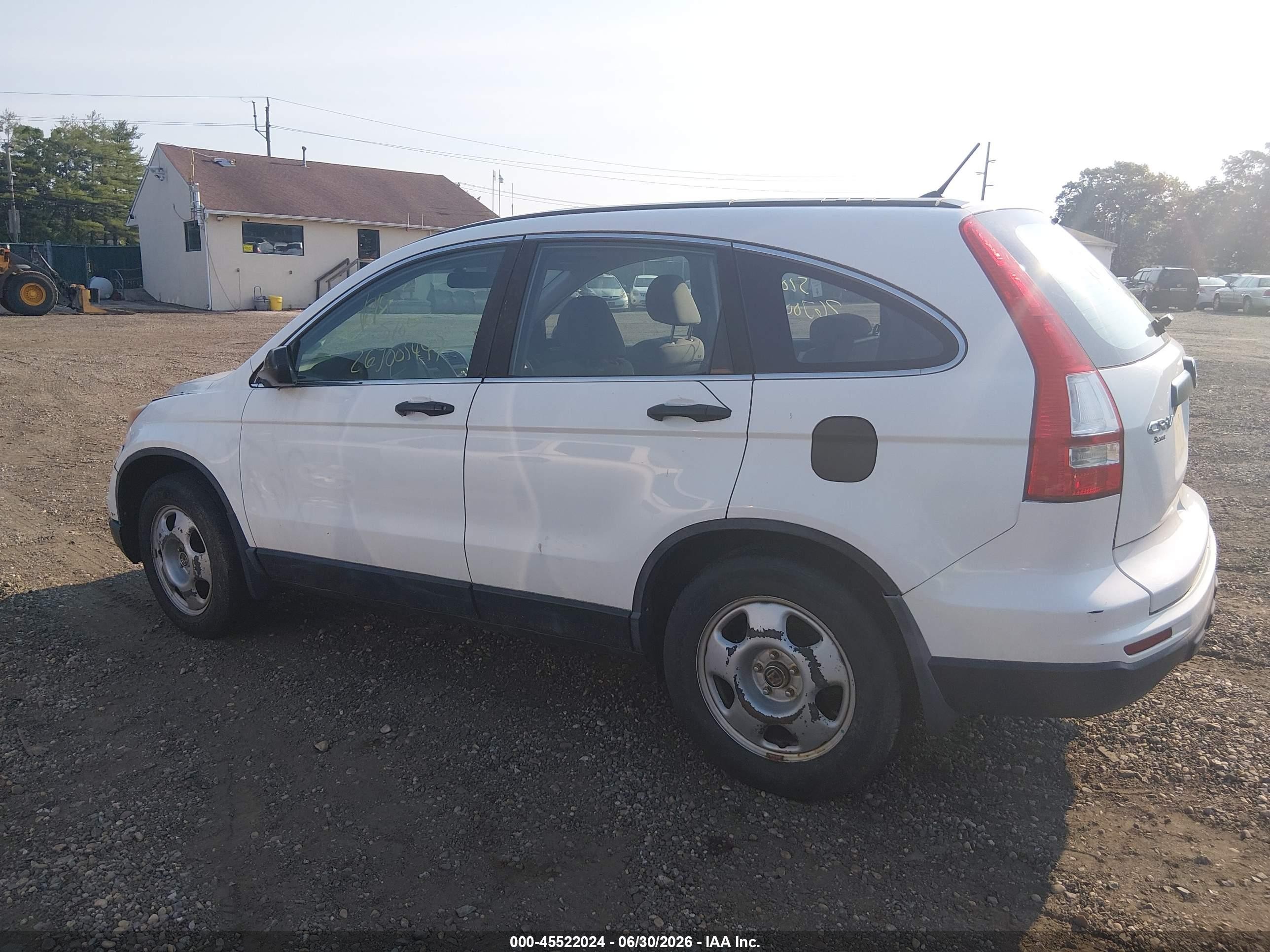 2010 Honda Cr-v Lx Белый vin: 5J6RE4H33AL045216