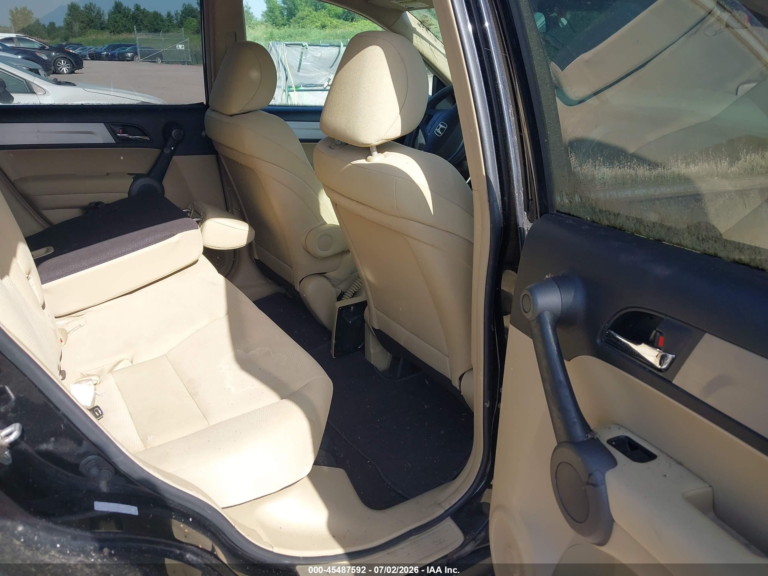 2010 Honda Cr-v Lx Black vin: 5J6RE4H33AL048522