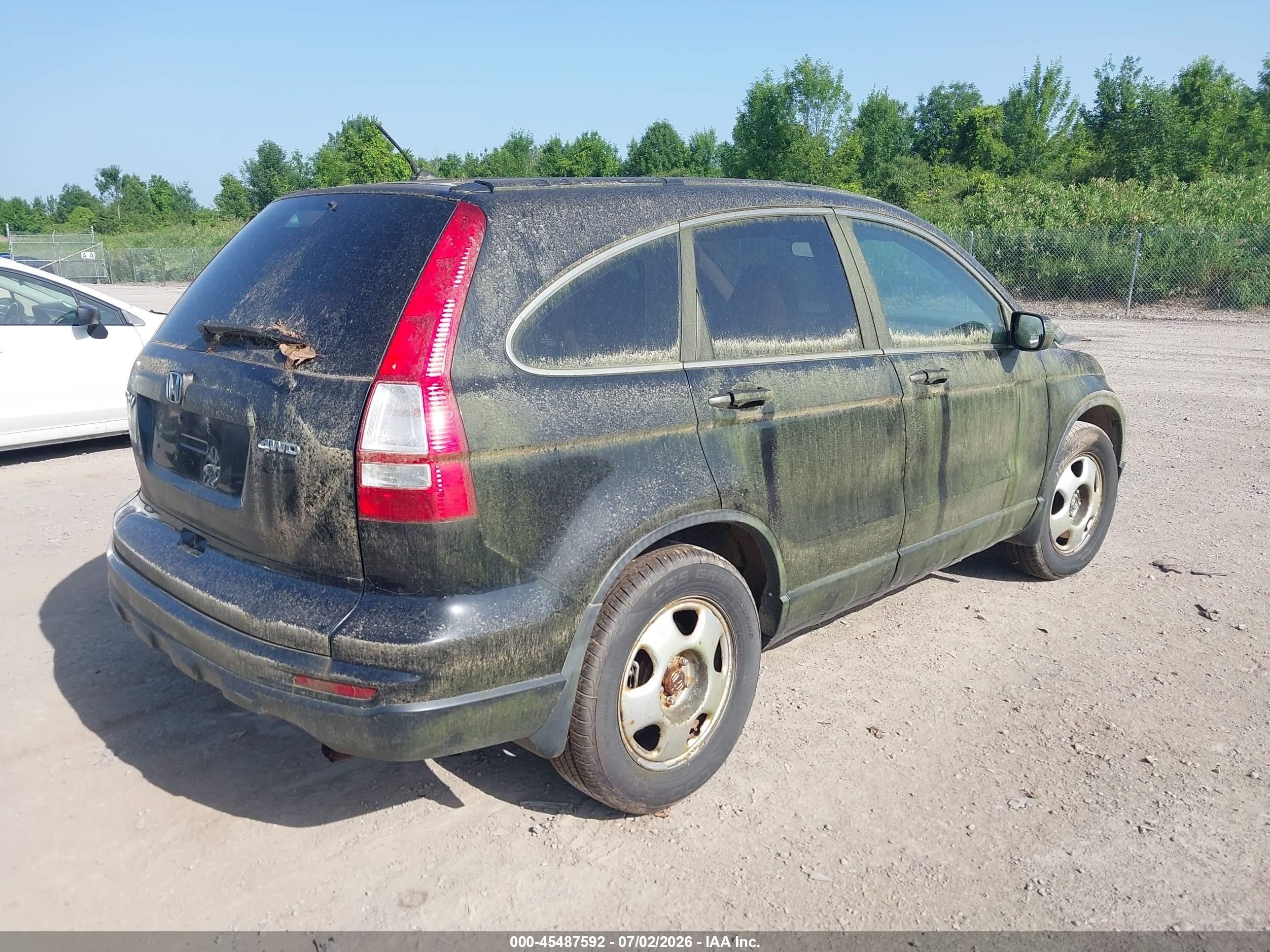 2010 Honda Cr-v Lx Black vin: 5J6RE4H33AL048522