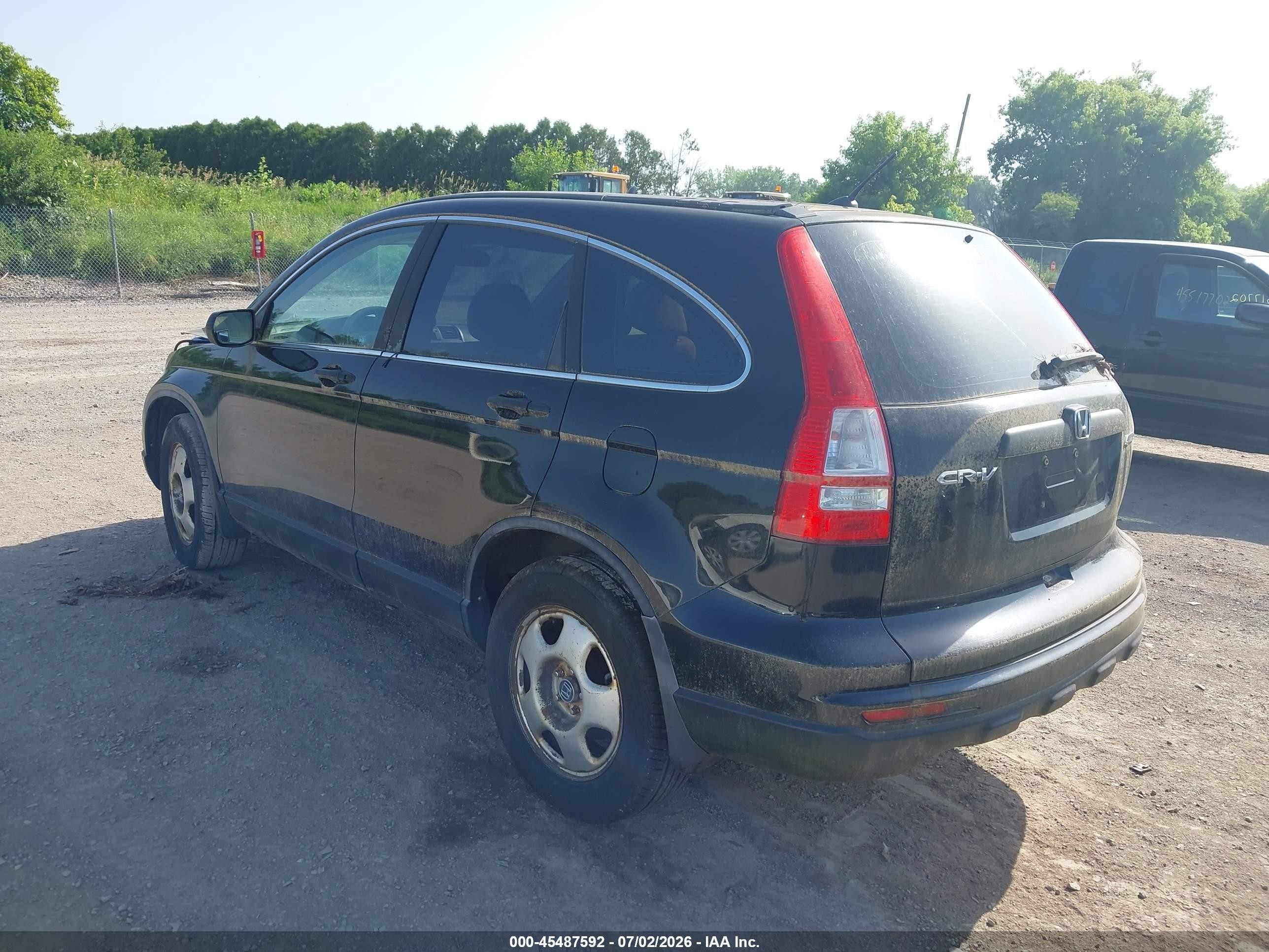 2010 Honda Cr-v Lx Black vin: 5J6RE4H33AL048522