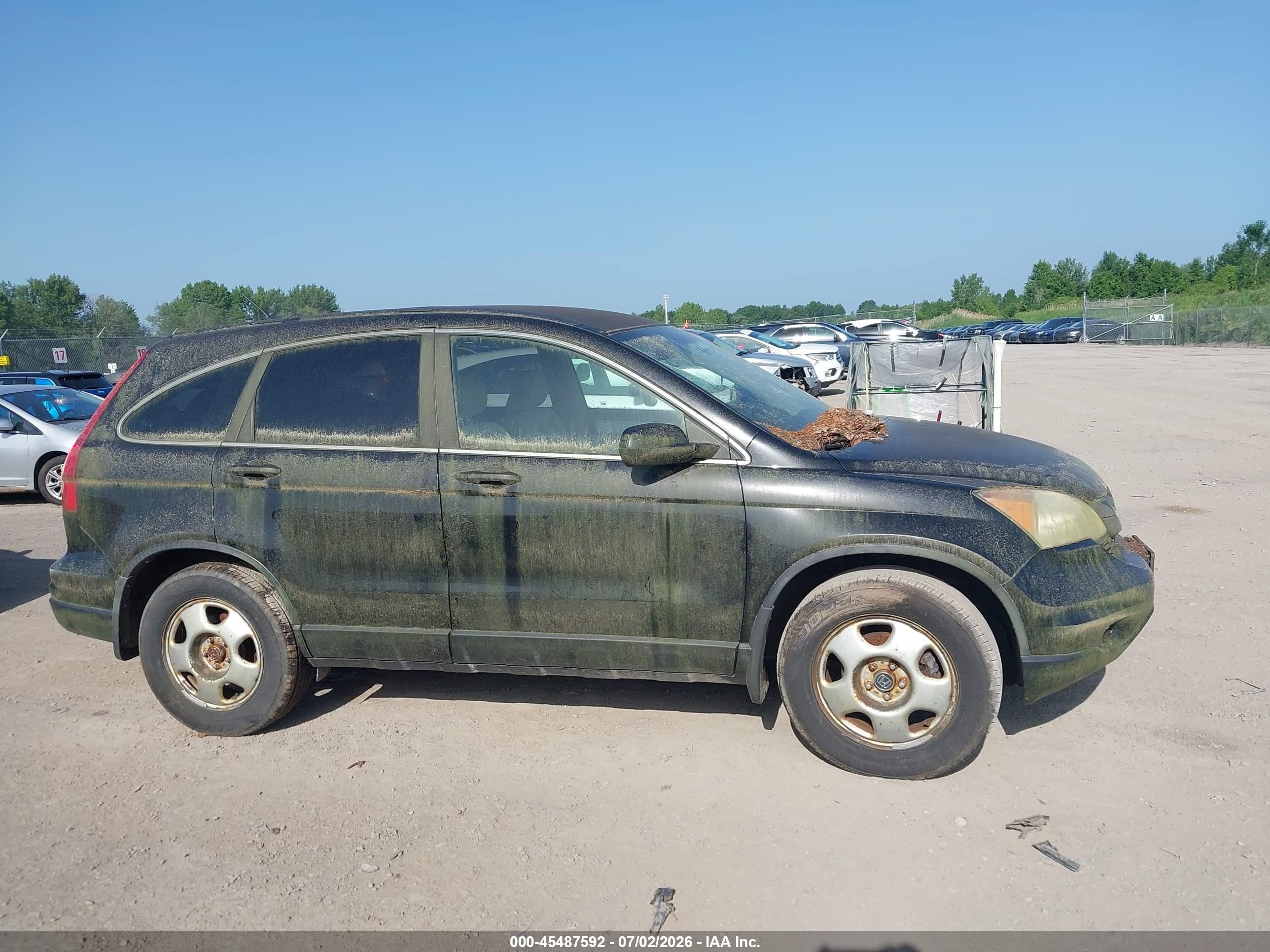 2010 Honda Cr-v Lx Black vin: 5J6RE4H33AL048522