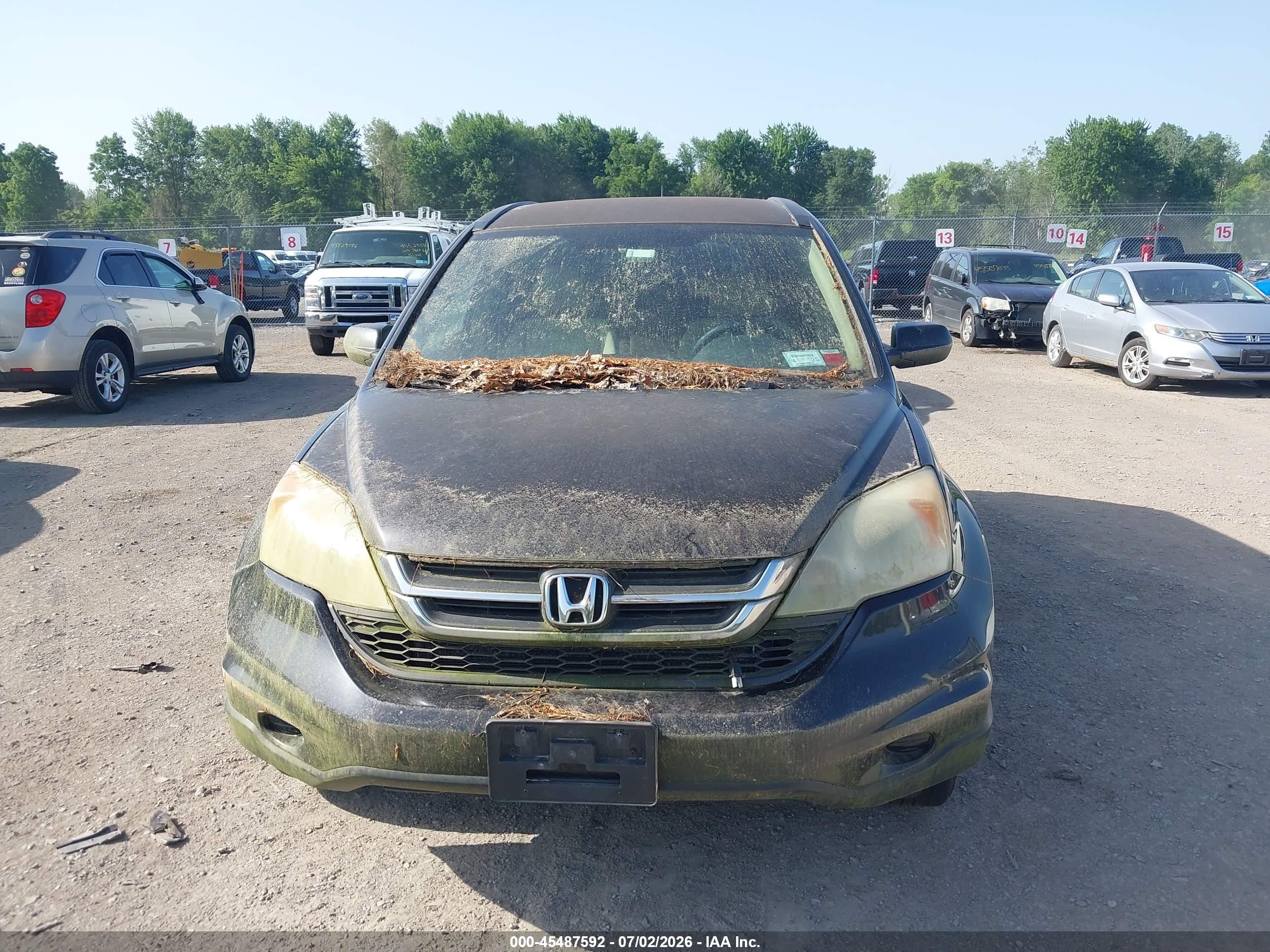 2010 Honda Cr-v Lx Black vin: 5J6RE4H33AL048522