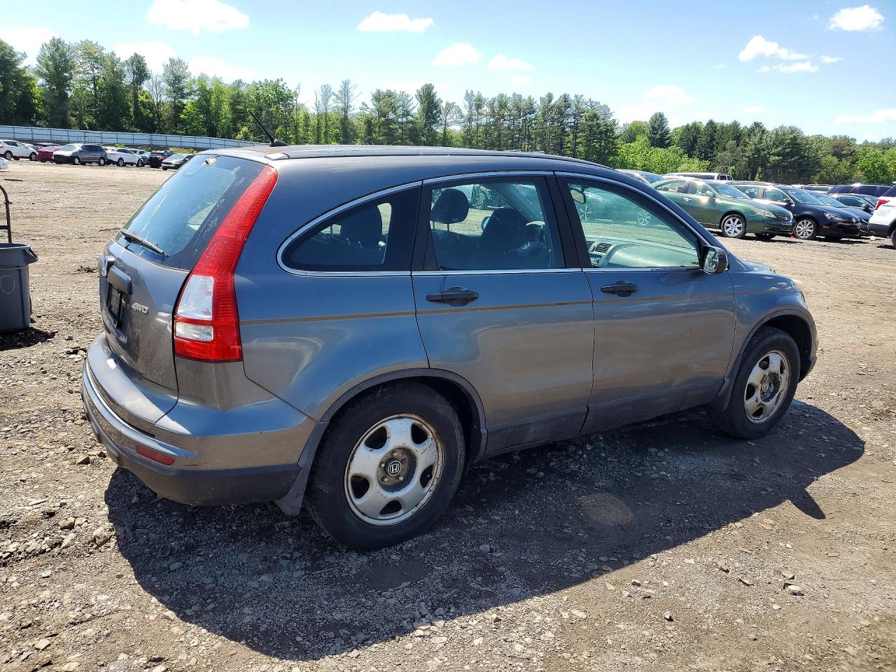 2010 Honda Cr-v Lx Серый vin: 5J6RE4H33AL052649