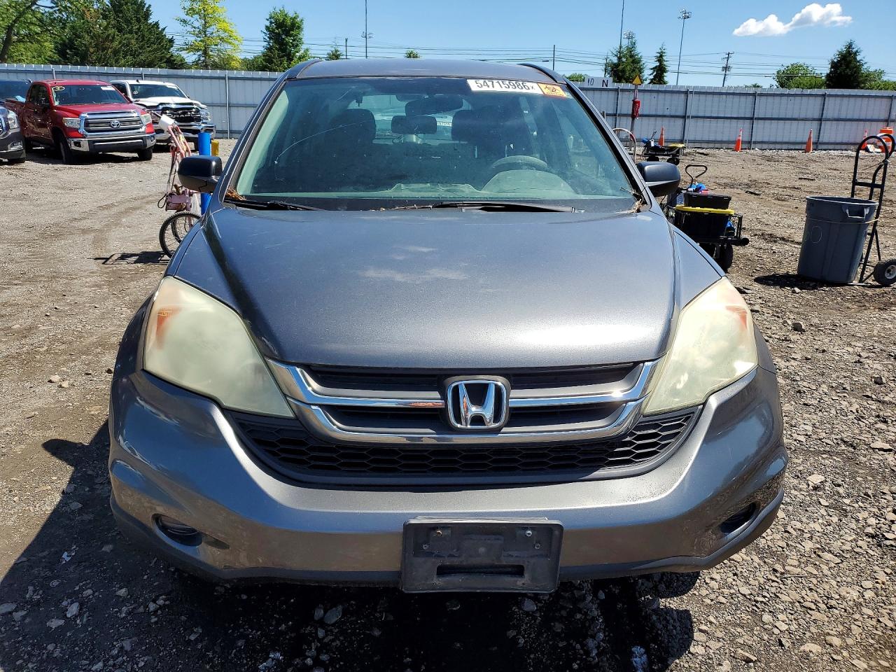 2010 Honda Cr-v Lx Серый vin: 5J6RE4H33AL052649