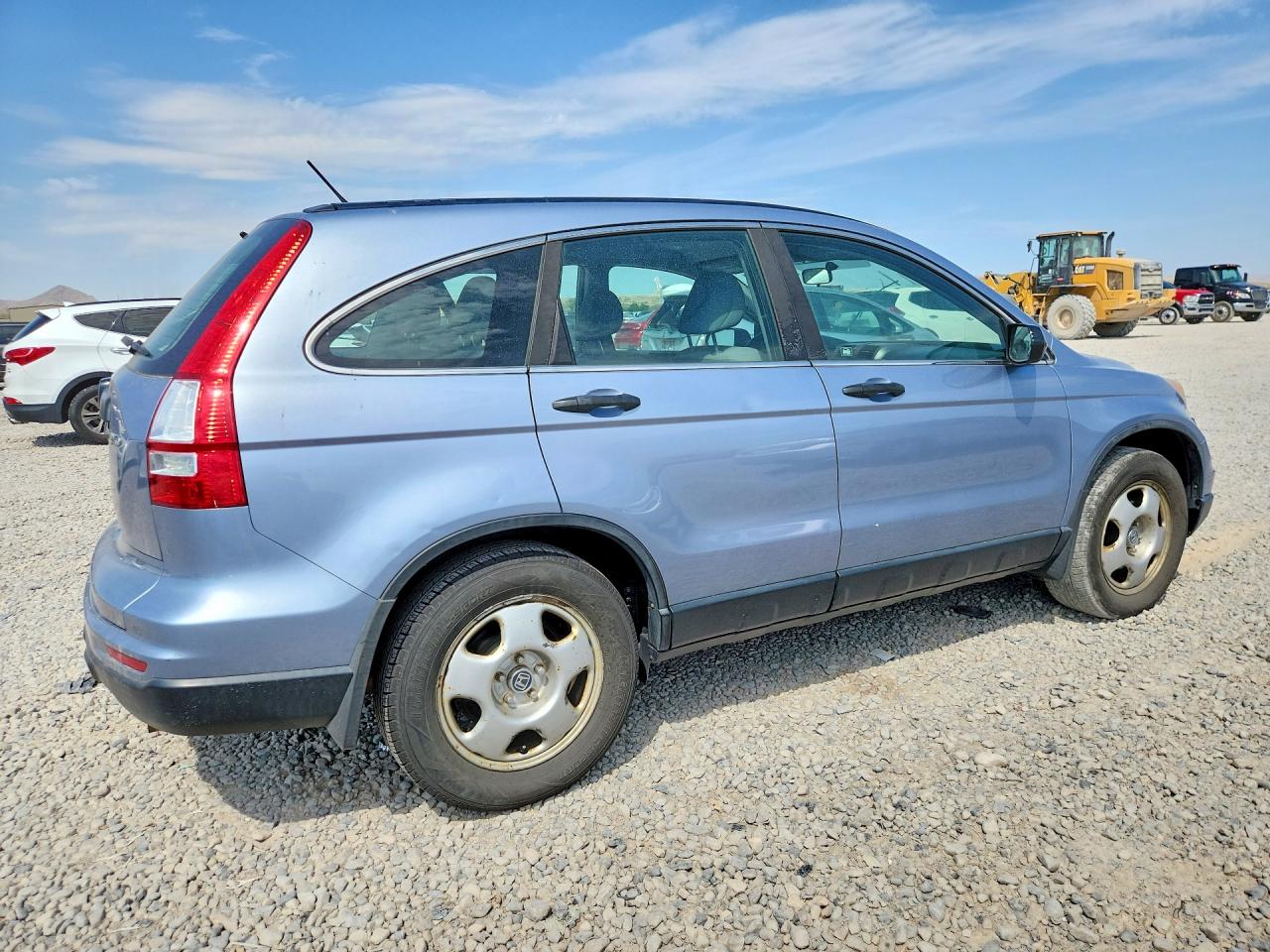 2010 Honda Cr-v Lx Blue vin: 5J6RE4H33AL063702