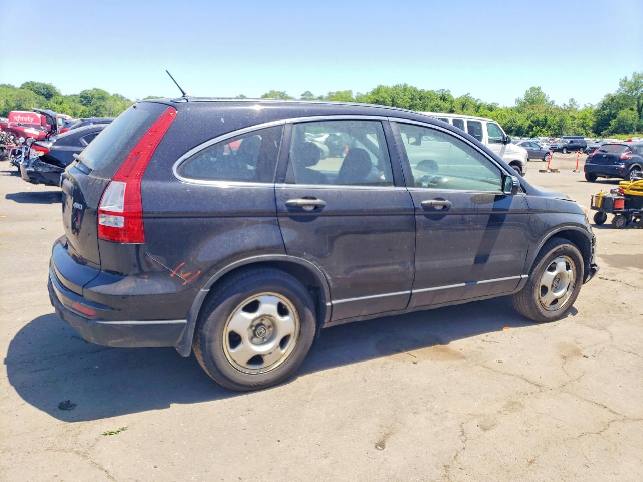 2010 Honda Cr-v Lx Black vin: 5J6RE4H33AL065577