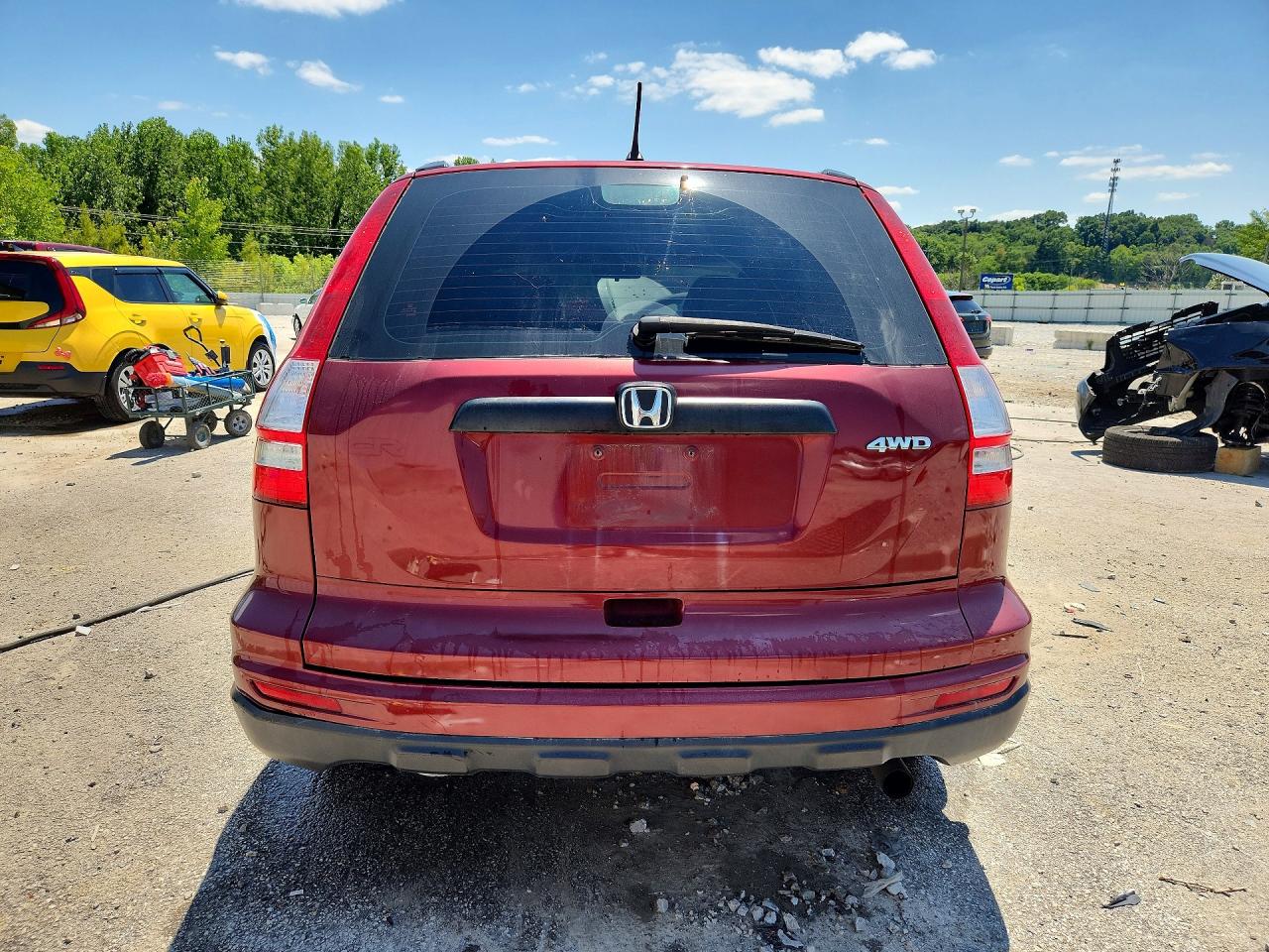 2010 Honda Cr-v Lx Brown vin: 5J6RE4H33AL080242