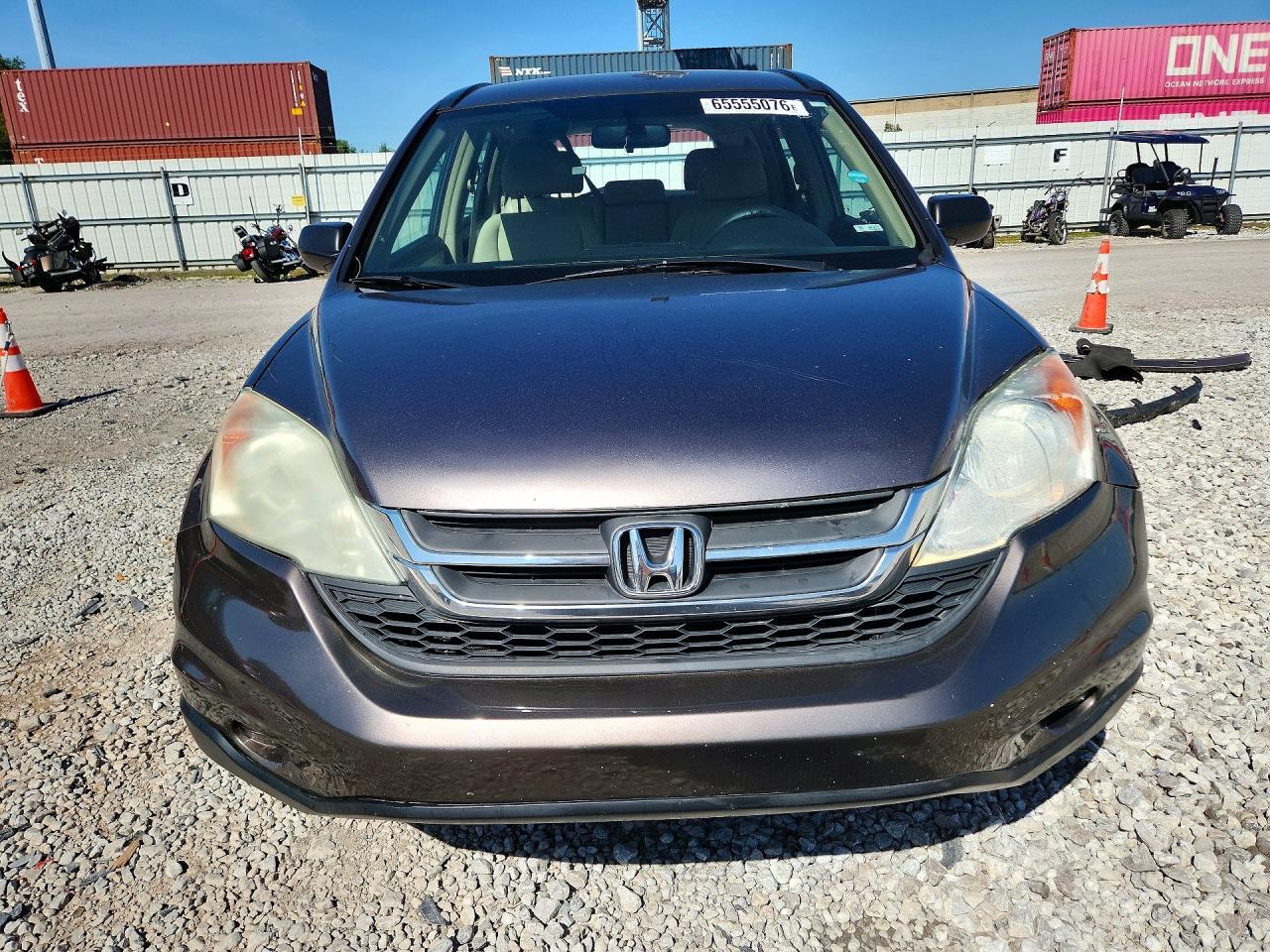 2010 Honda Cr-v Lx Gray vin: 5J6RE4H33AL088860