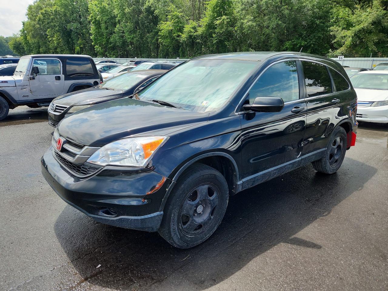 2010 Honda Cr-v Lx Черный vin: 5J6RE4H33AL098045