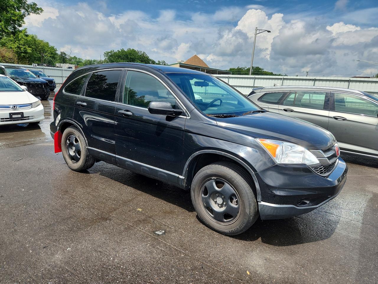 2010 Honda Cr-v Lx Black vin: 5J6RE4H33AL098045